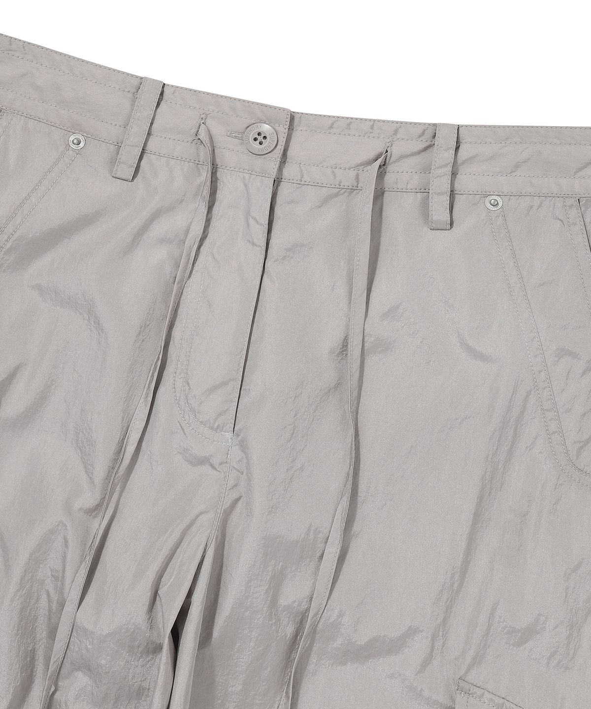 슈퍼드라이(SUPERDRY) W 스트링 카고팬츠 그레이
