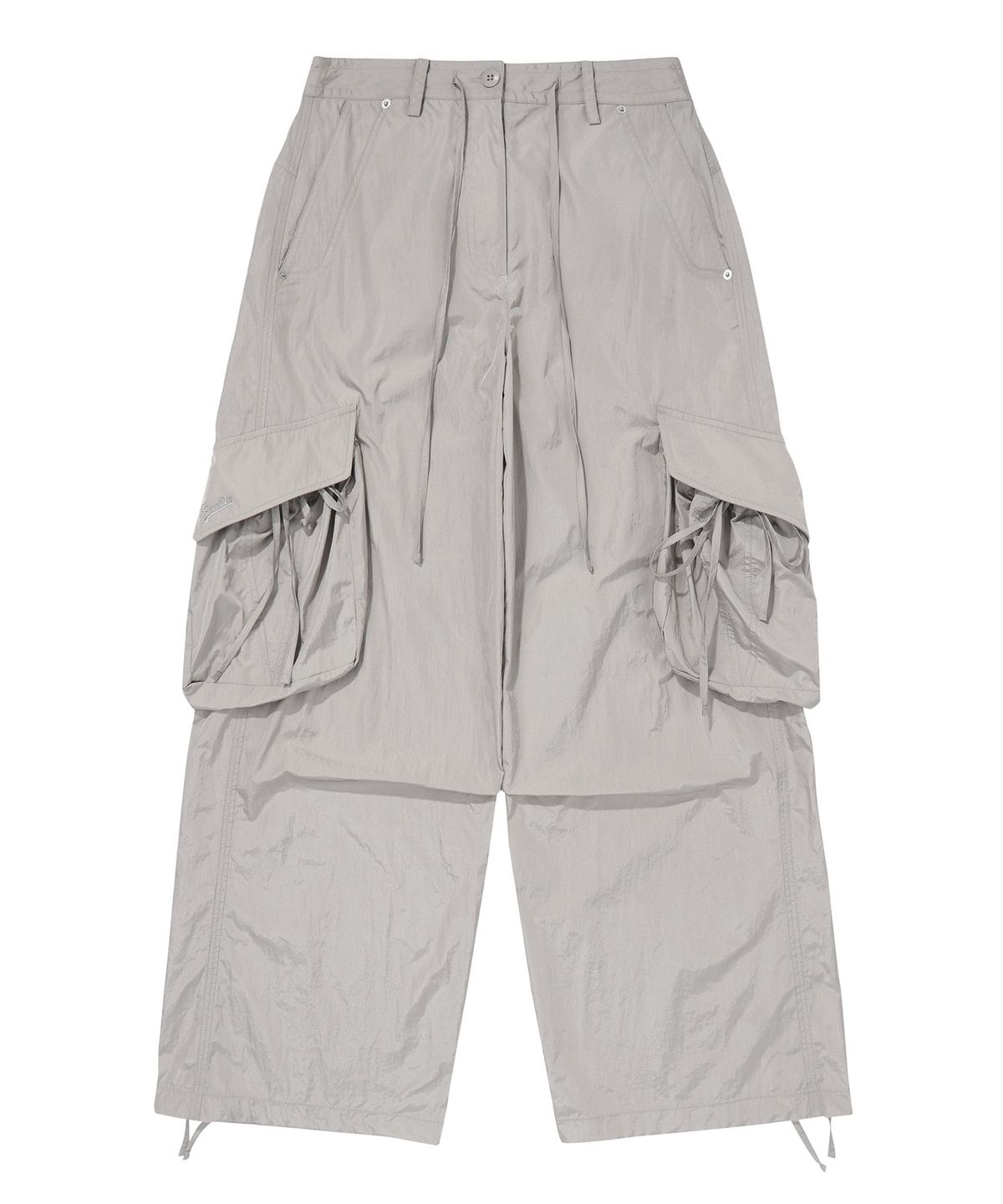 슈퍼드라이(SUPERDRY) W 스트링 카고팬츠 그레이