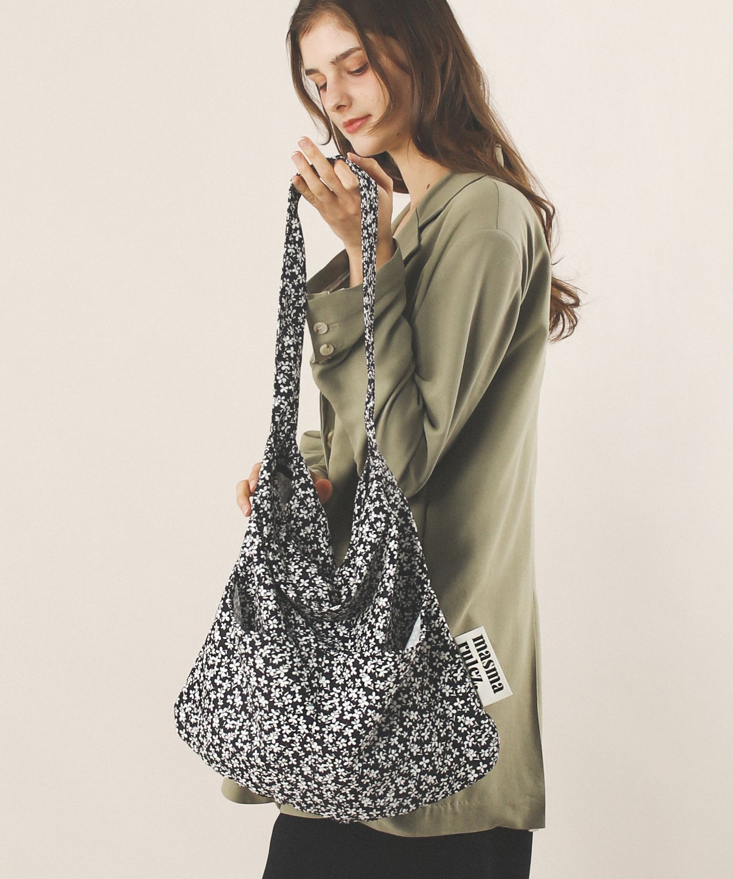 ★masmarulez★ Rabbit eco bagWide white MUSINSA | MASMARULEZ Rabbit eco bag_Wide white