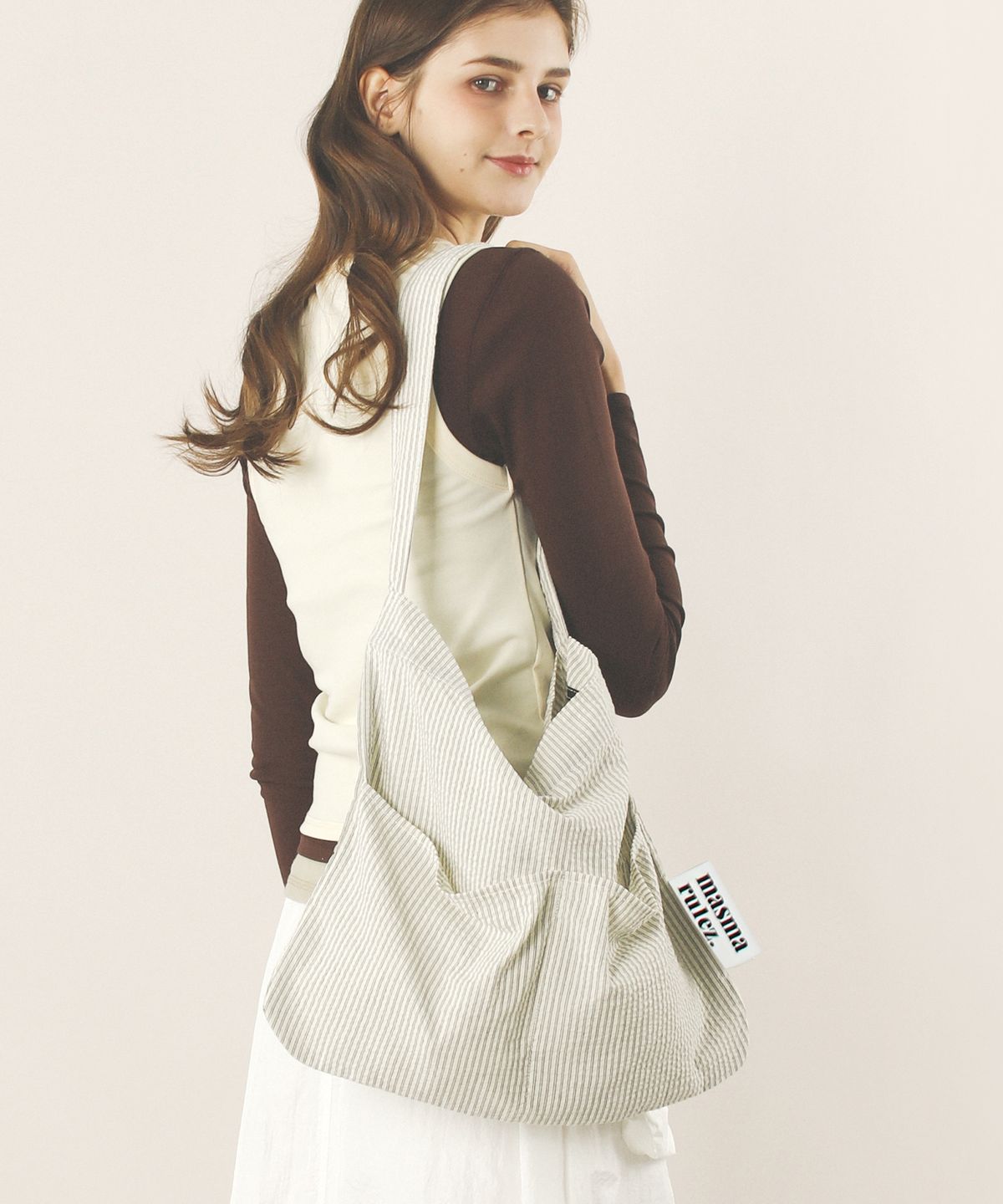 마스마룰즈(MASMARULEZ) Rabbit eco bag_Pencil line