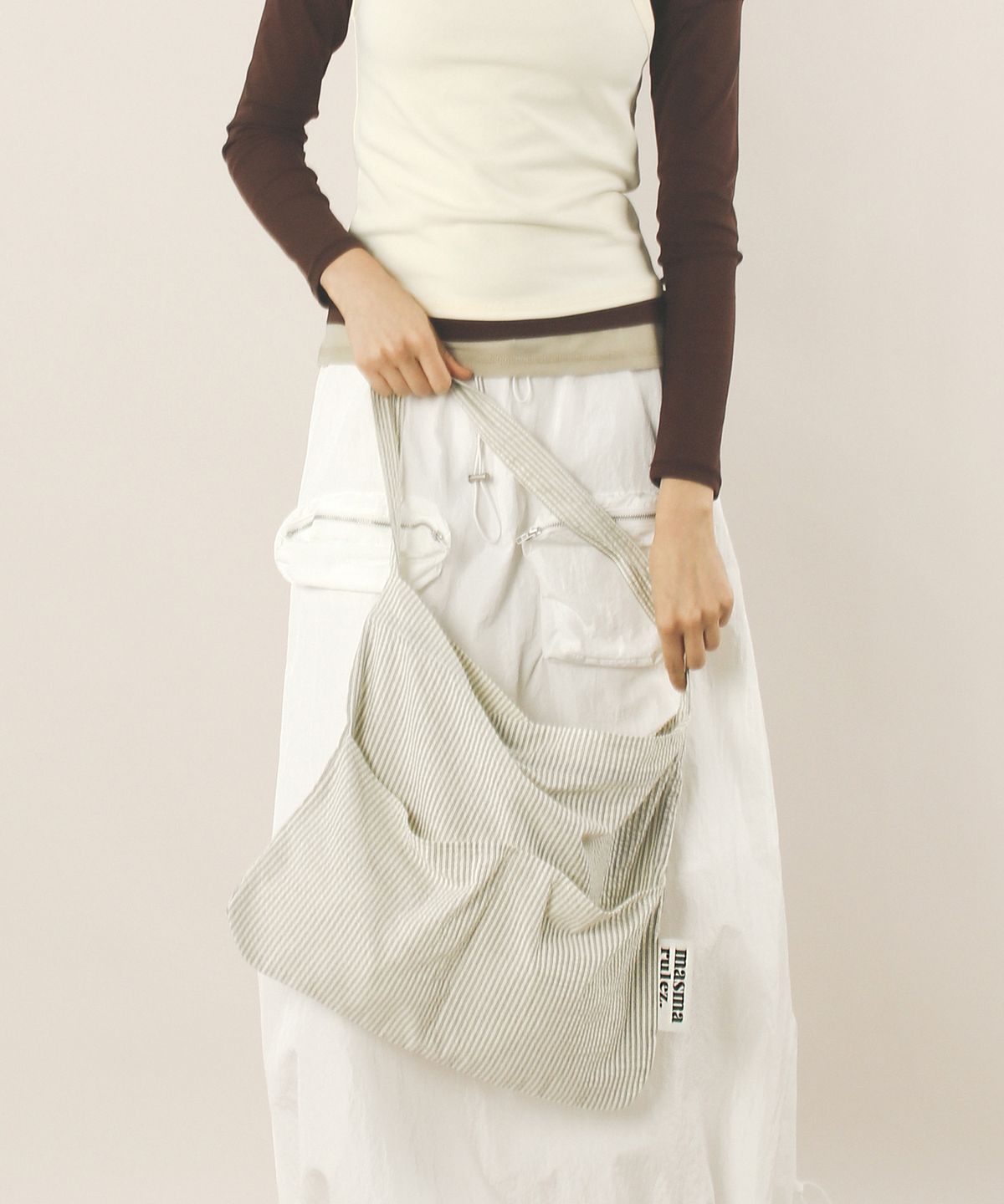 마스마룰즈(MASMARULEZ) Rabbit eco bag_Pencil line