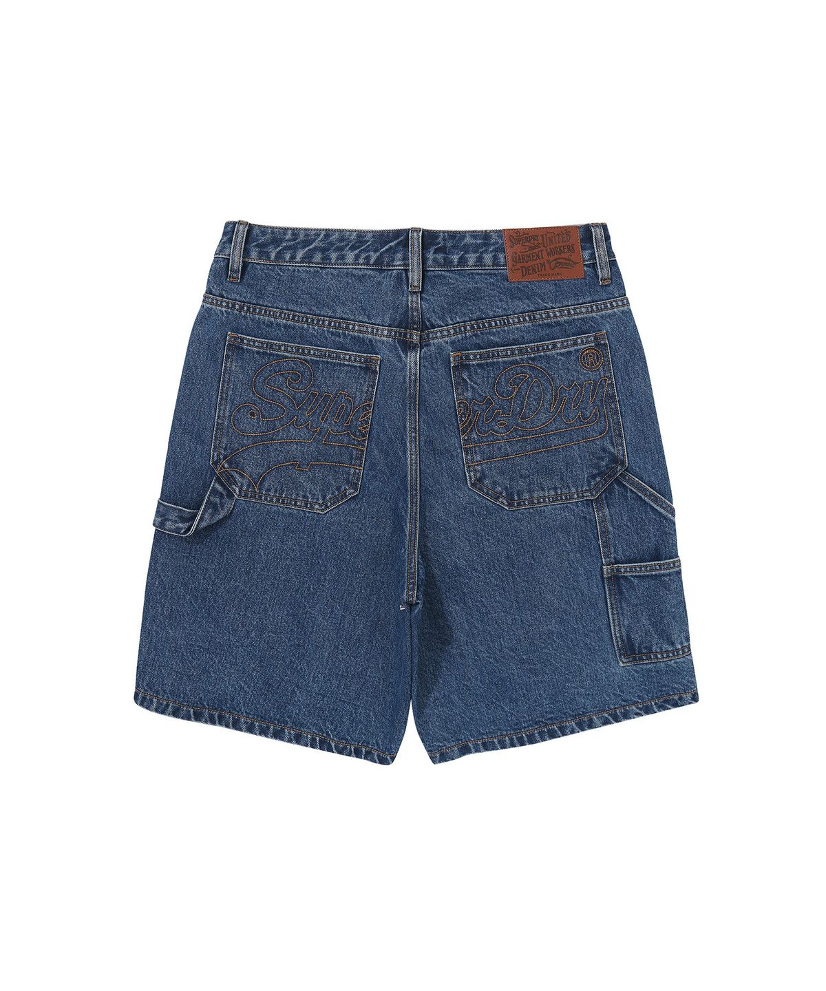 슈퍼드라이(SUPERDRY) 데님 카펜터 버뮤다 쇼츠 미디움 인디고