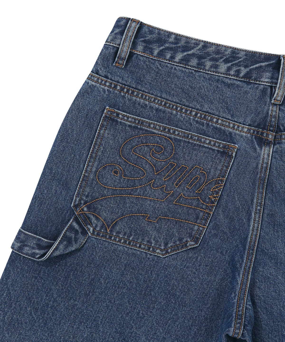 슈퍼드라이(SUPERDRY) 데님 카펜터 버뮤다 쇼츠 미디움 인디고