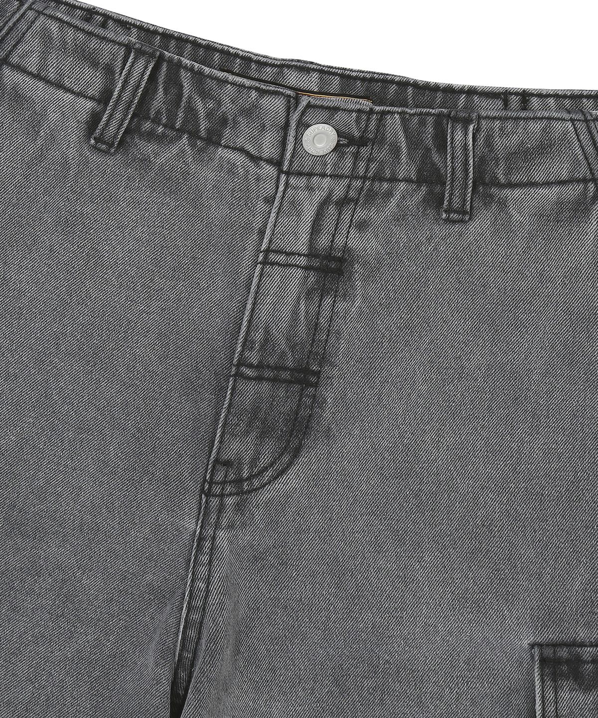 슈퍼드라이(SUPERDRY) 데님 카고 쇼츠 그레이