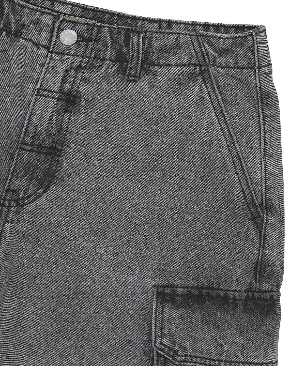 슈퍼드라이(SUPERDRY) 데님 카고 쇼츠 그레이
