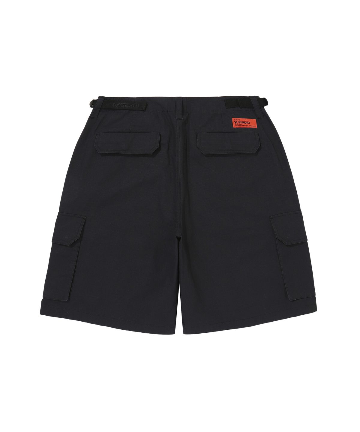 슈퍼드라이(SUPERDRY) 아웃포켓 카고 쇼츠 블랙