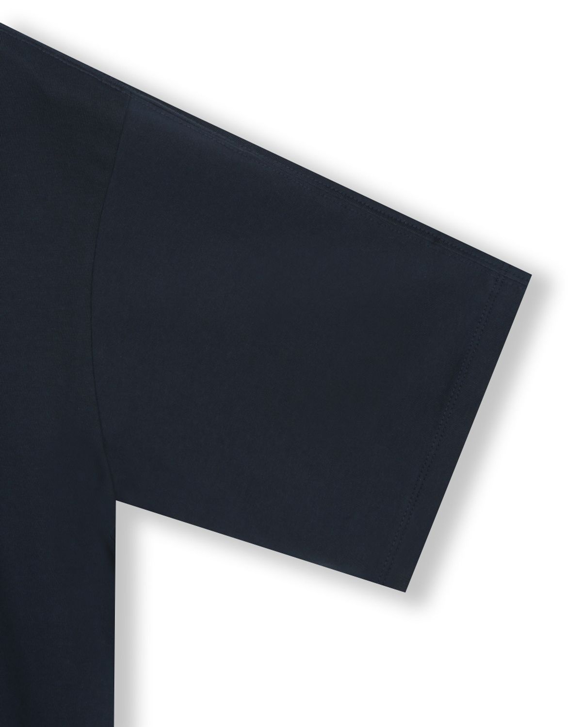 비슬로우(BESLOW) LOOSE FIT HENLEY NECK T-SHIRT NAVY