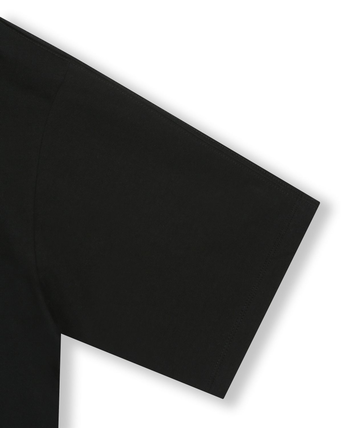 비슬로우(BESLOW) LOOSE FIT HENLEY NECK T-SHIRT BLACK
