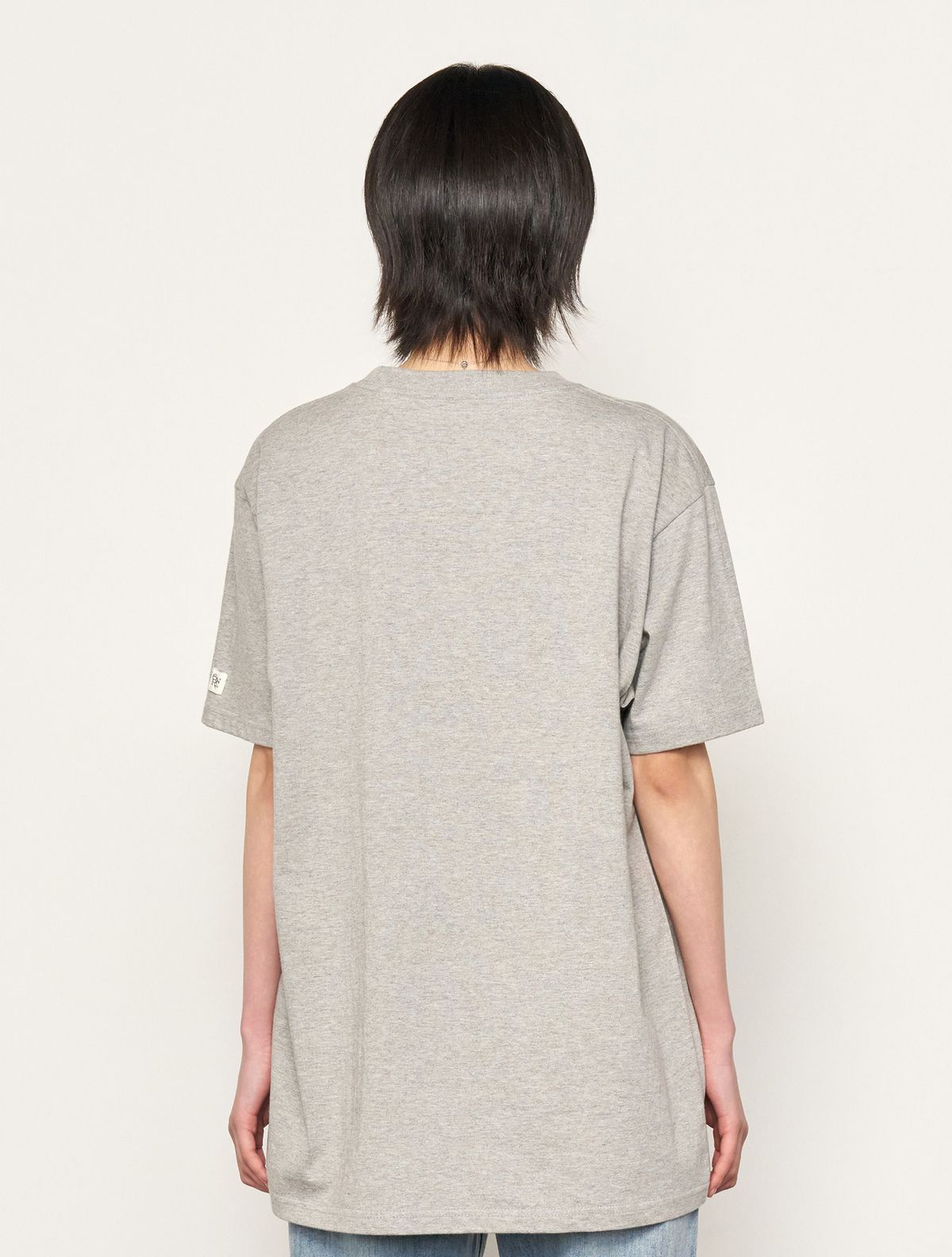 제너럴아이디어(GENERALIDEA) UNISEX 데일리 코튼 반팔티 [MELANGE GREY] / SBE2U01007