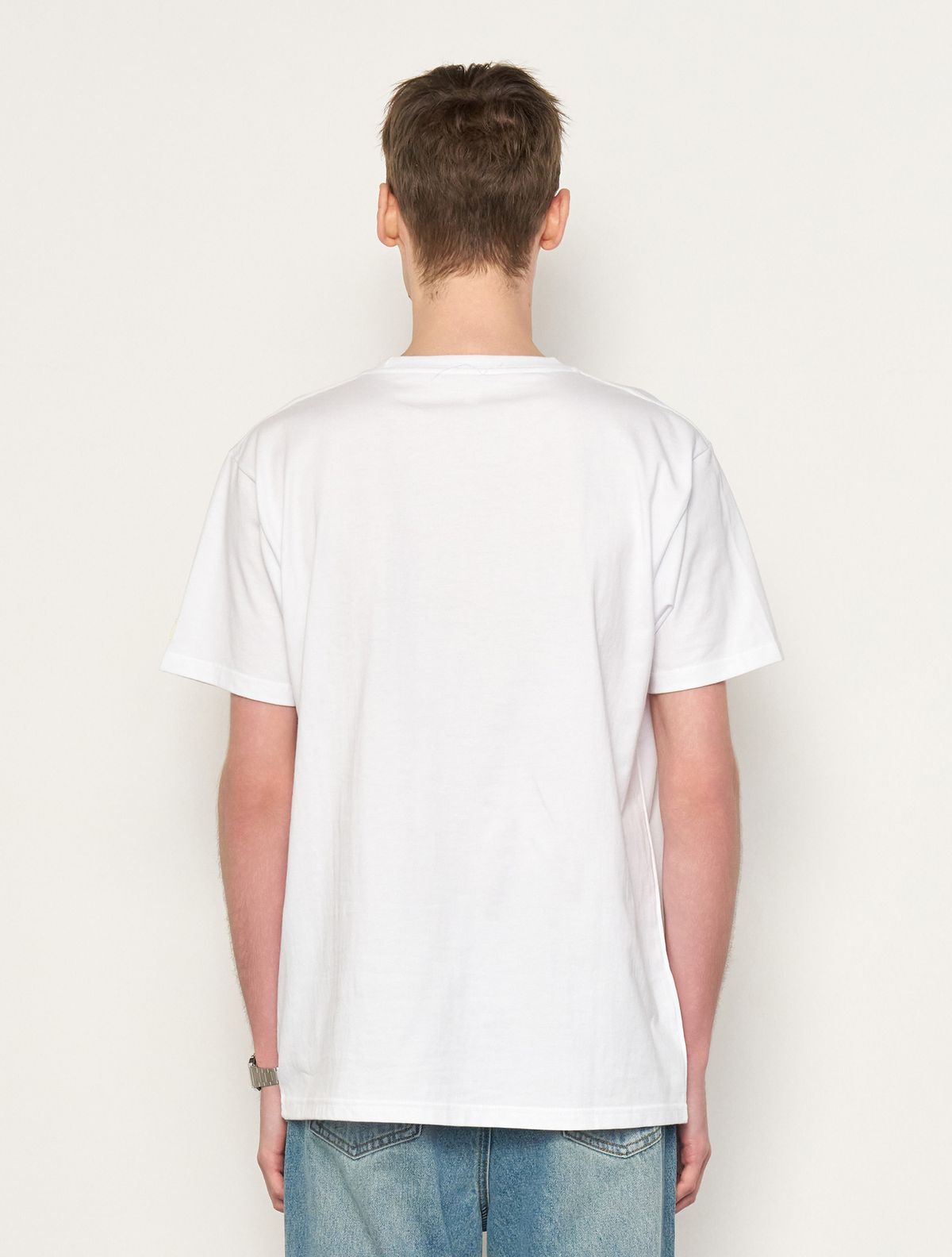 제너럴아이디어(GENERALIDEA) UNISEX 데일리 코튼 반팔티 [WHITE] / SBE2U01007