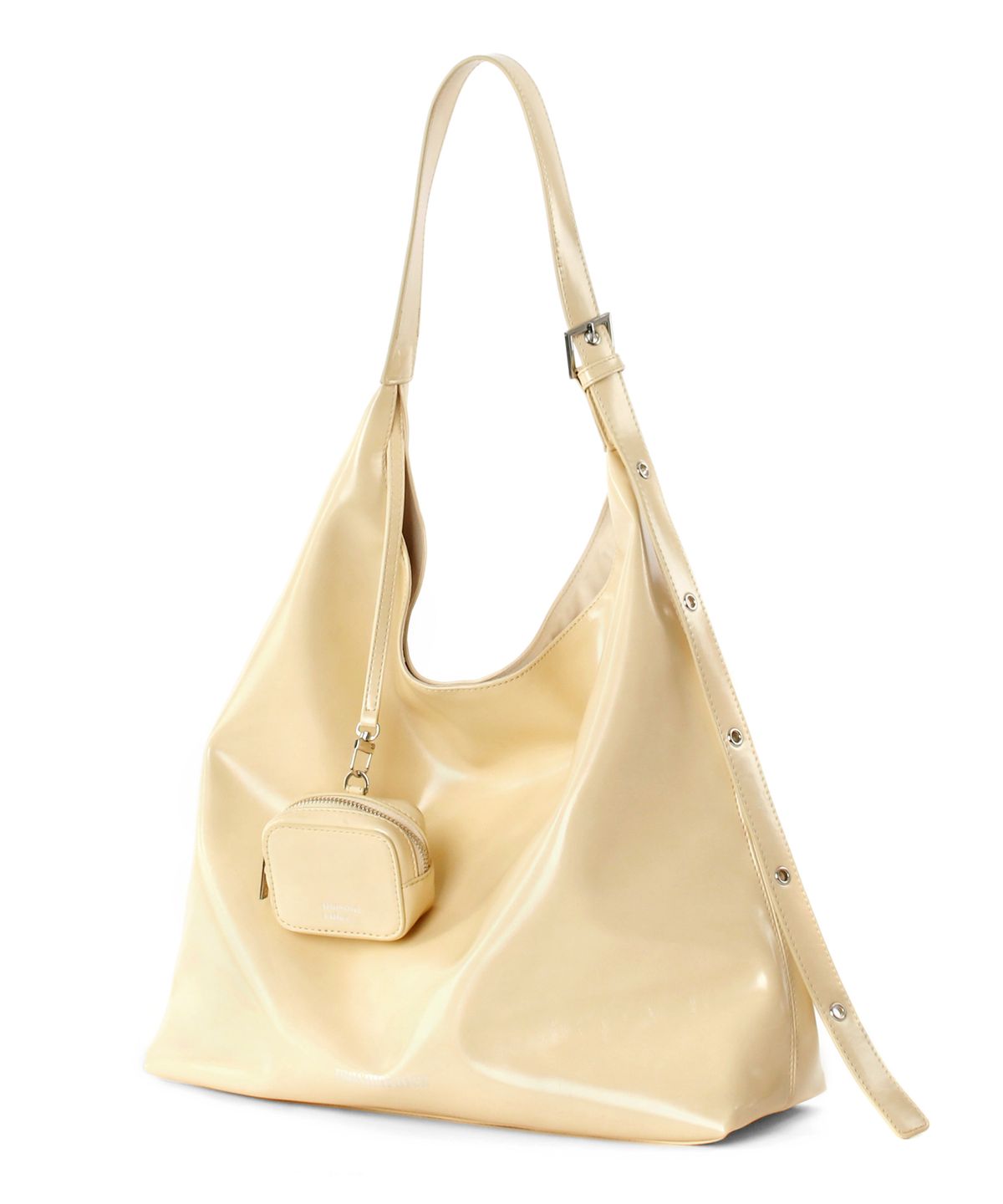 마스마룰즈(MASMARULEZ) [파우치세트] Bella Leather Shoulder Bag_Butter yellow