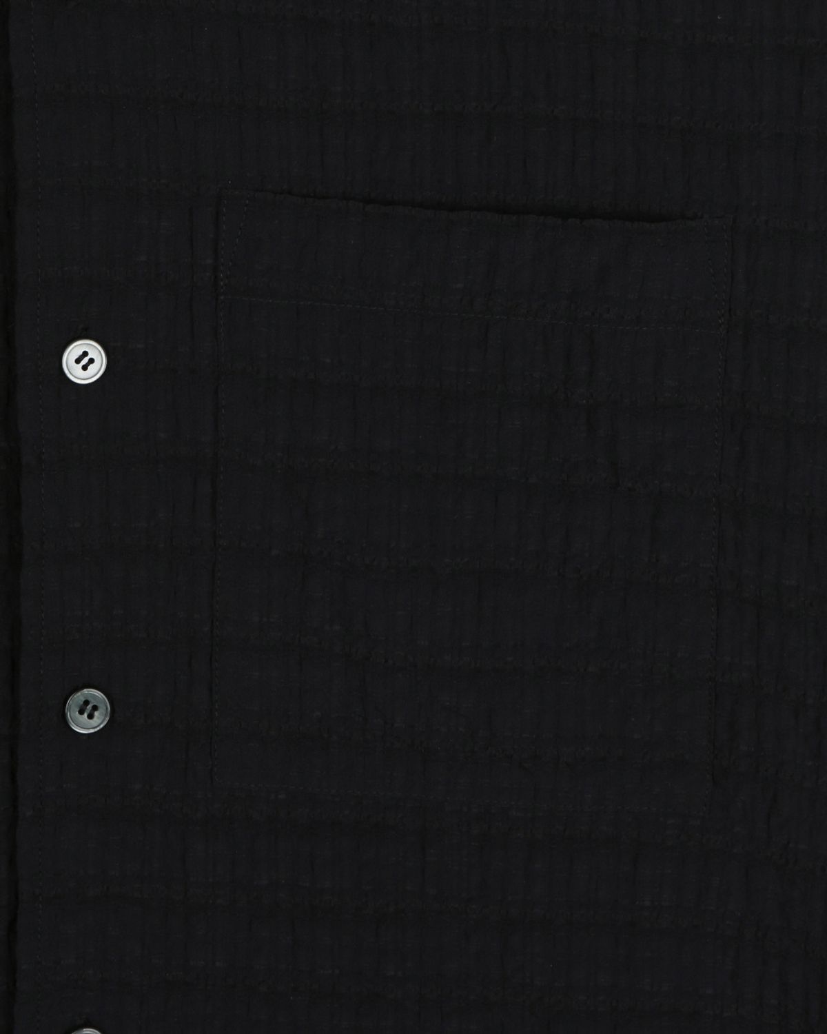 비슬로우(BESLOW) RELAXED CHECK HALF SHIRT BLACK