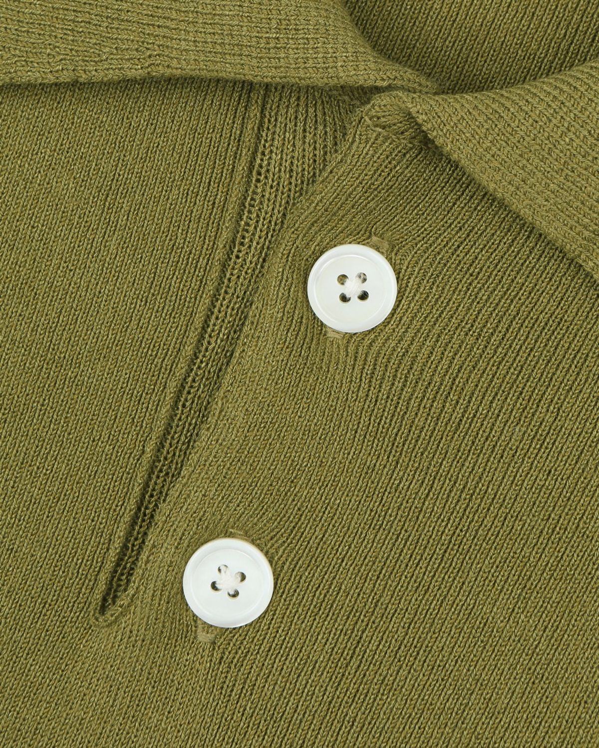 비슬로우(BESLOW) FINE KNIT POLO SHIRTS YELLOW GREEN