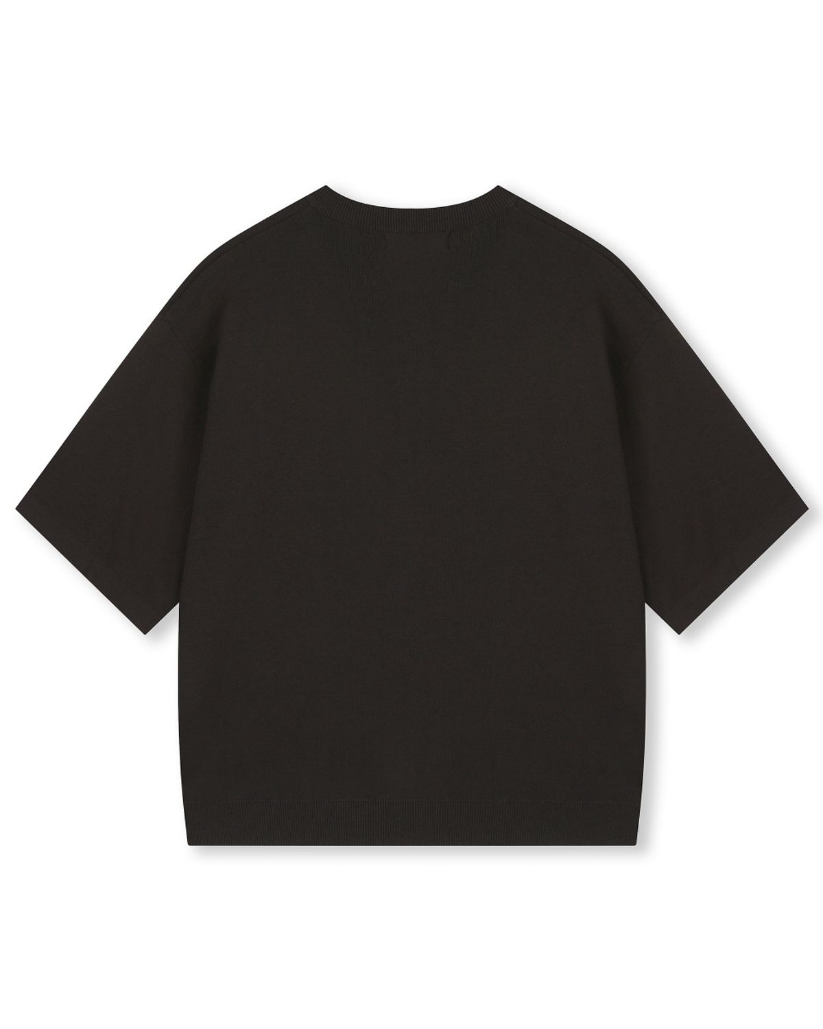 비슬로우(BESLOW) FINE KNIT HALF SLEEVE CARDIGAN BROWN