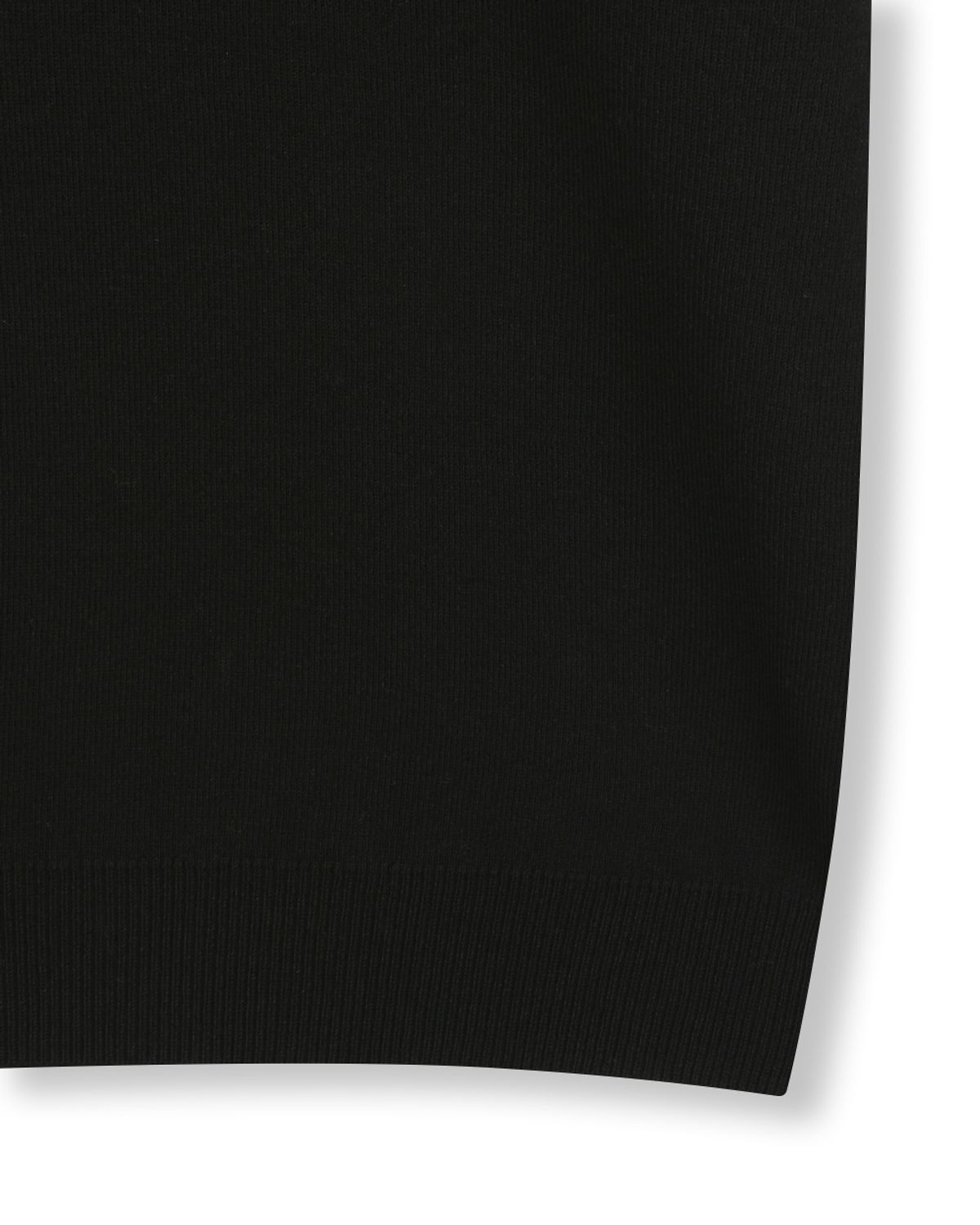비슬로우(BESLOW) FINE KNIT HALF SLEEVE CARDIGAN BLACK