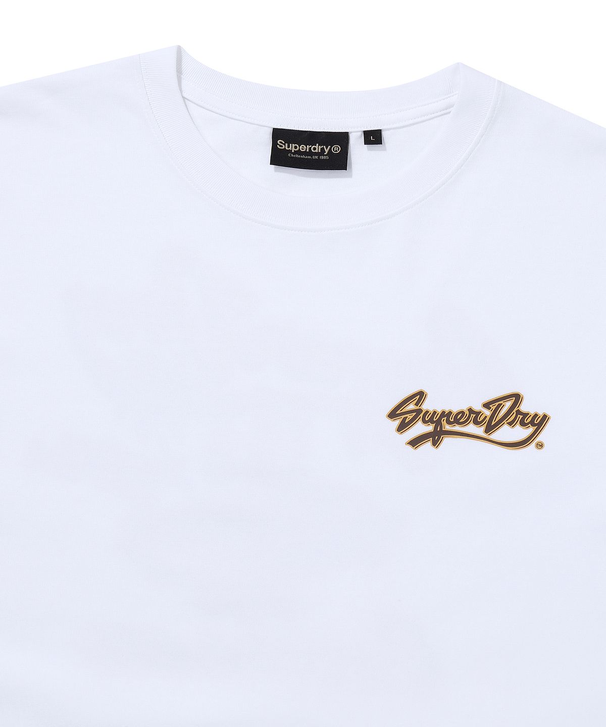 슈퍼드라이(SUPERDRY) 올드카 티셔츠 화이트
