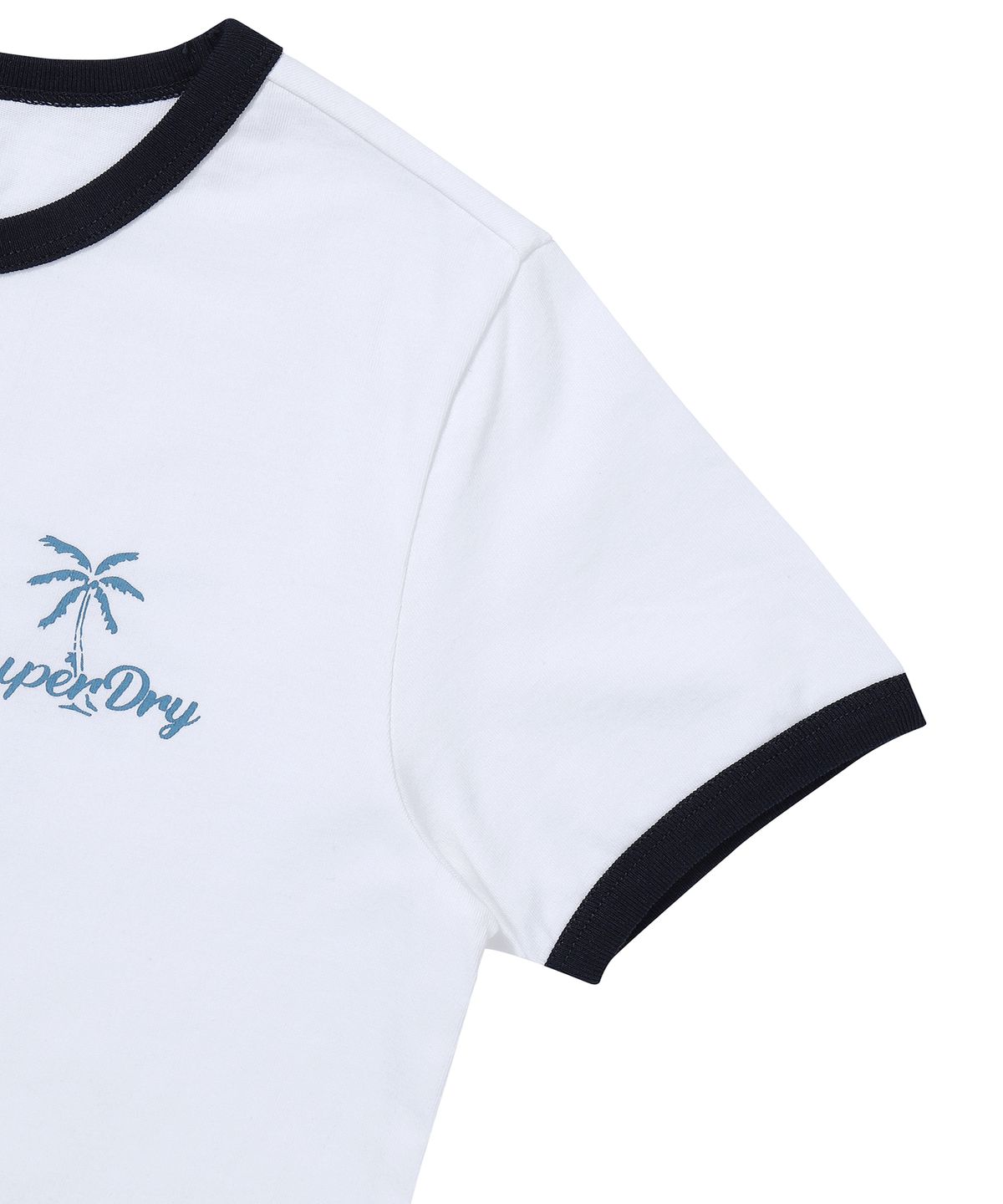 슈퍼드라이(SUPERDRY) W 서머 링거 티셔츠 화이트
