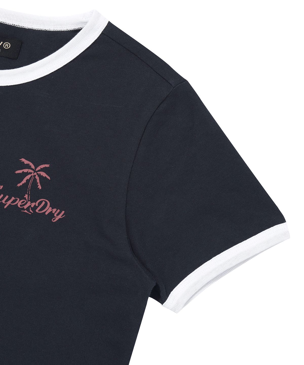 슈퍼드라이(SUPERDRY) W 서머 링거 티셔츠 다크 네이비