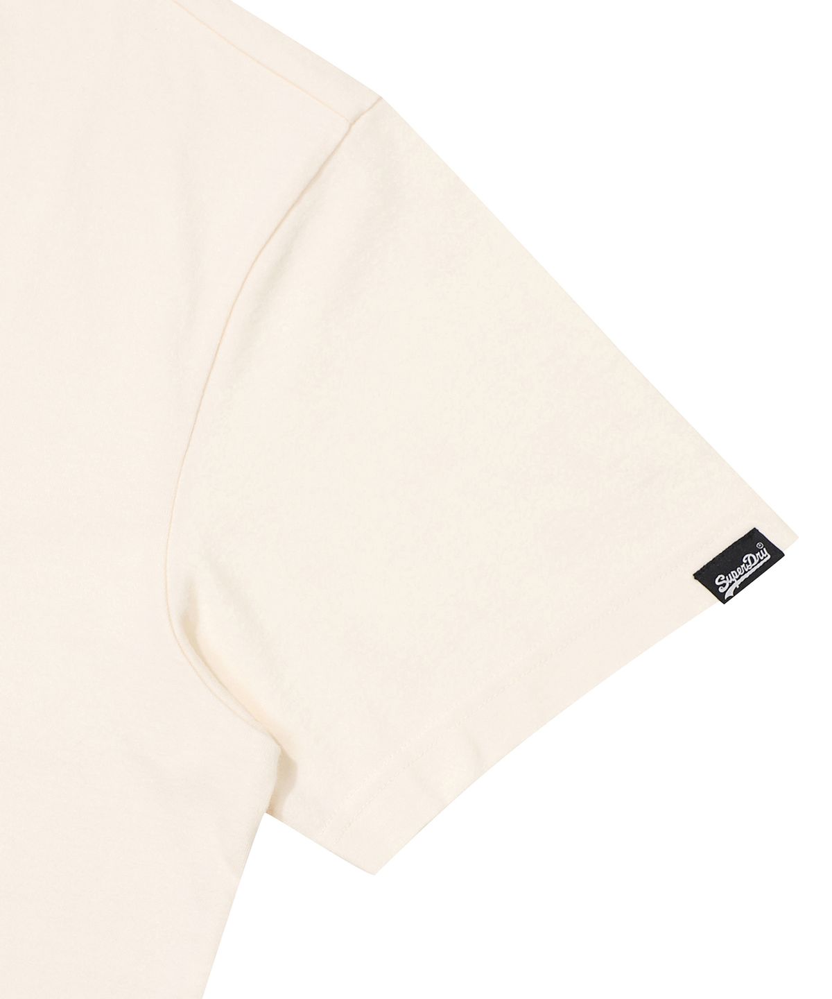 슈퍼드라이(SUPERDRY) 플라워 스몰 로고 티셔츠 크림