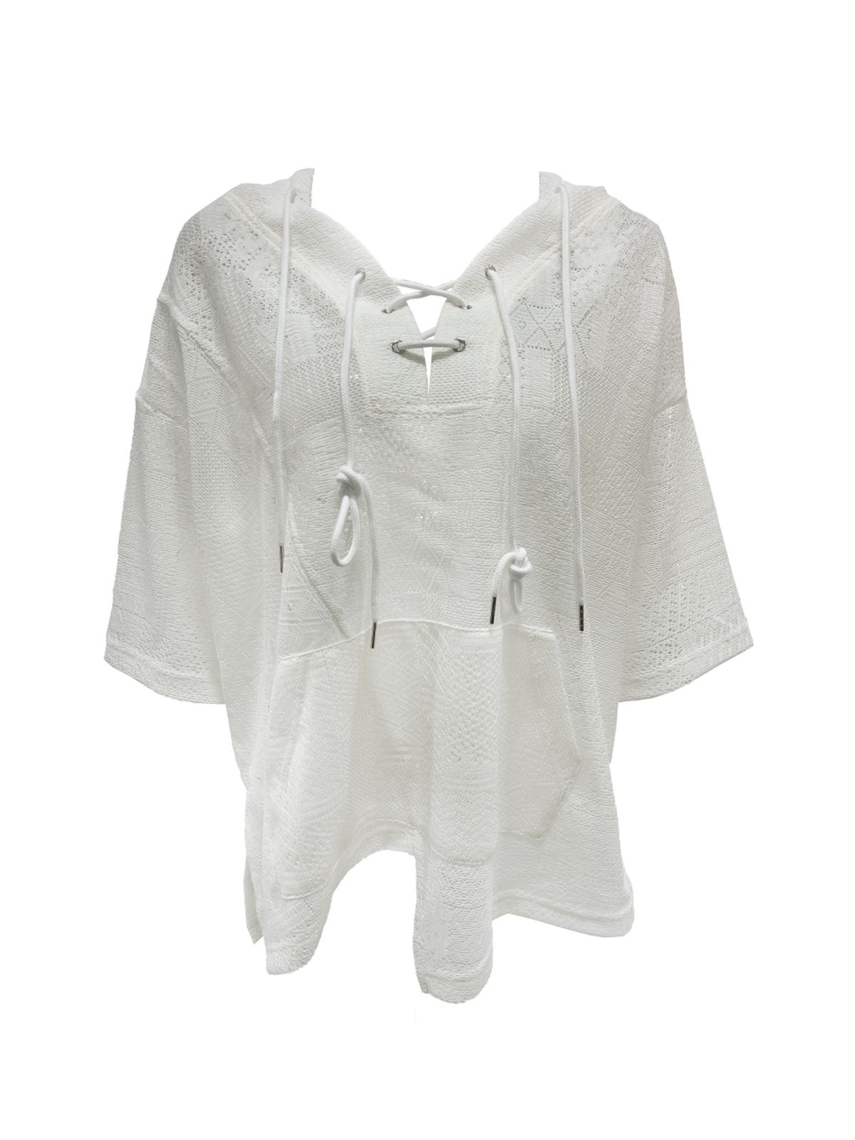 쎄쎄쎄(SETSETSET) BOHEMIAN LACE HOODIE WHITE