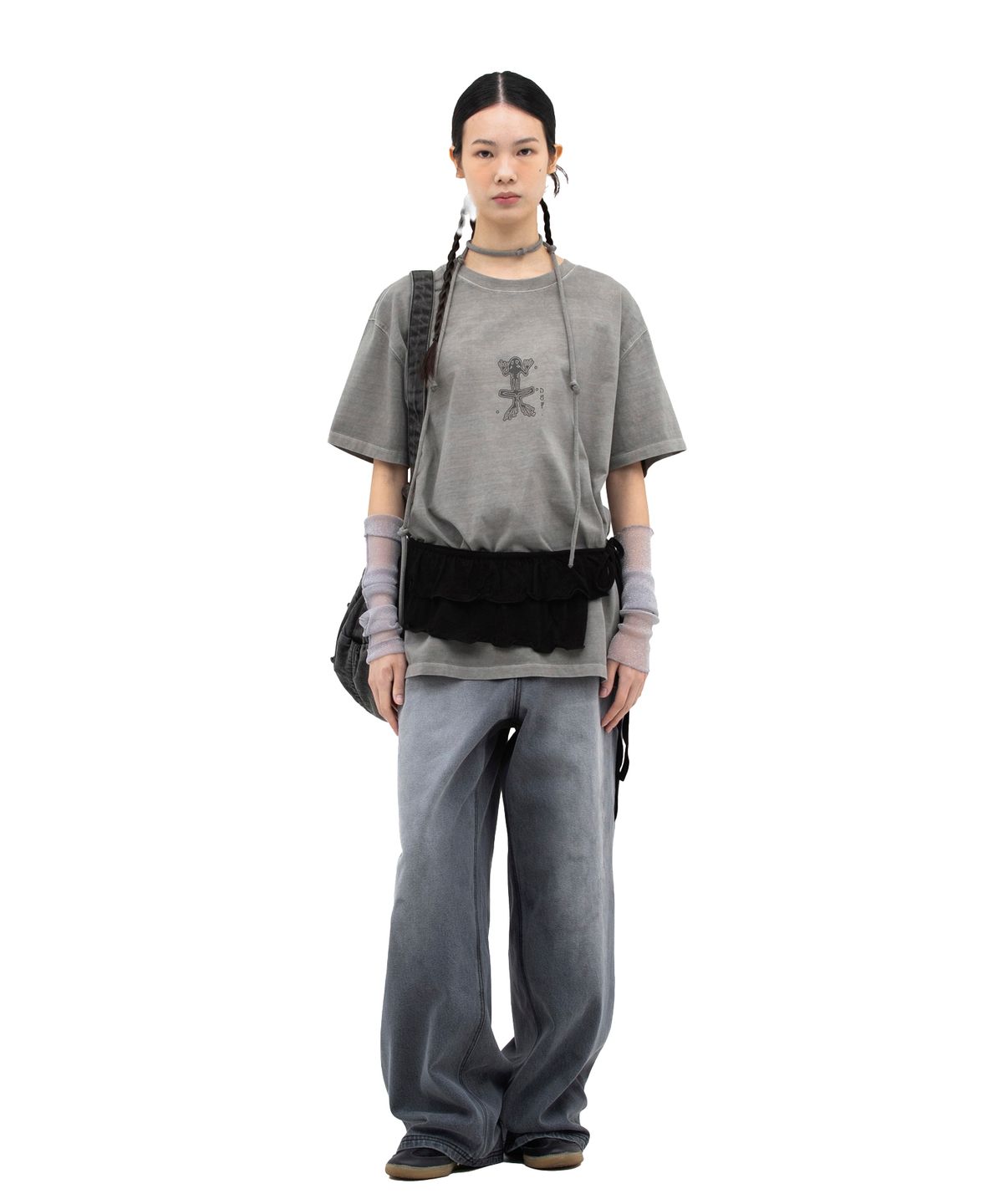 데프가먼츠(DEFGARMENTS) 와이드 데님 팬츠[2컬러]