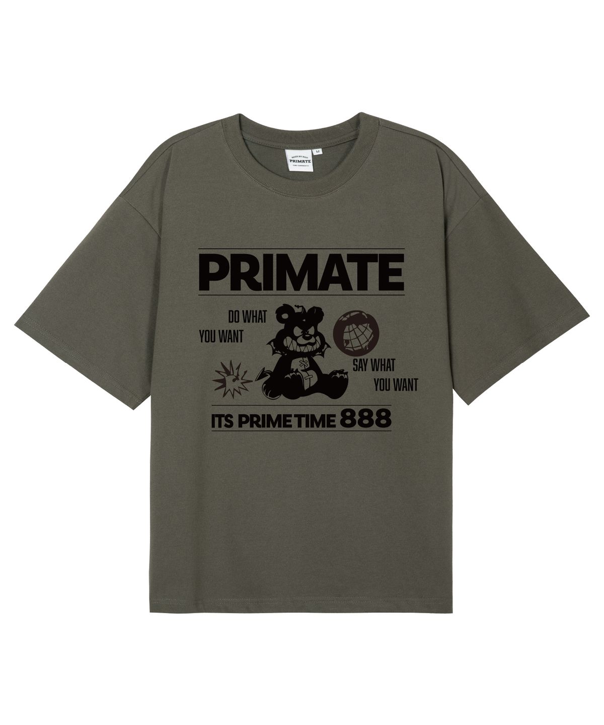 프라임에이트(PRIMATE) [COOL COTTON] YUNNO 오버핏 반팔티셔츠 7 COLORS