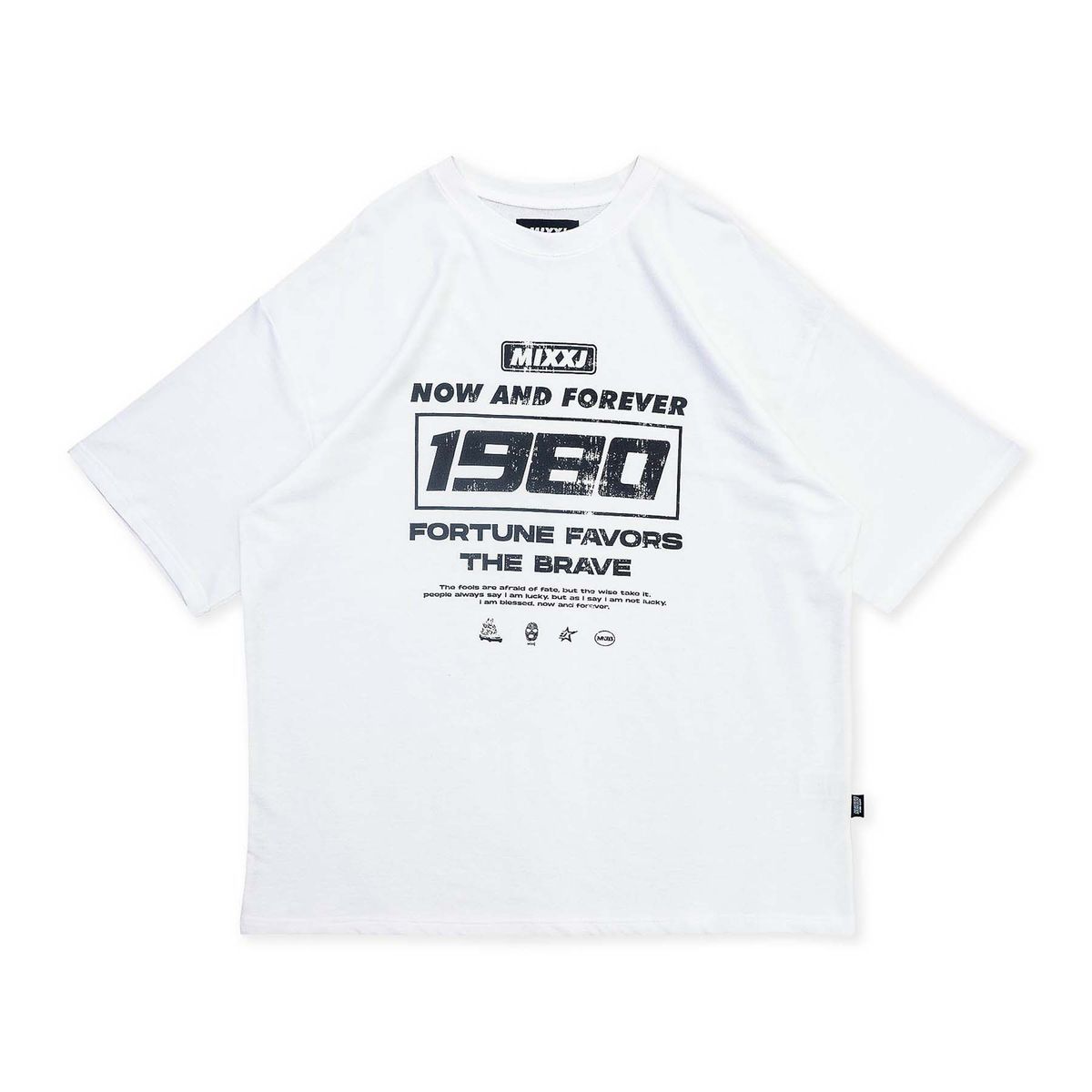 믹쓰제이(MIXXJ) 1980 MINI JERSEY TEE [WHITE]