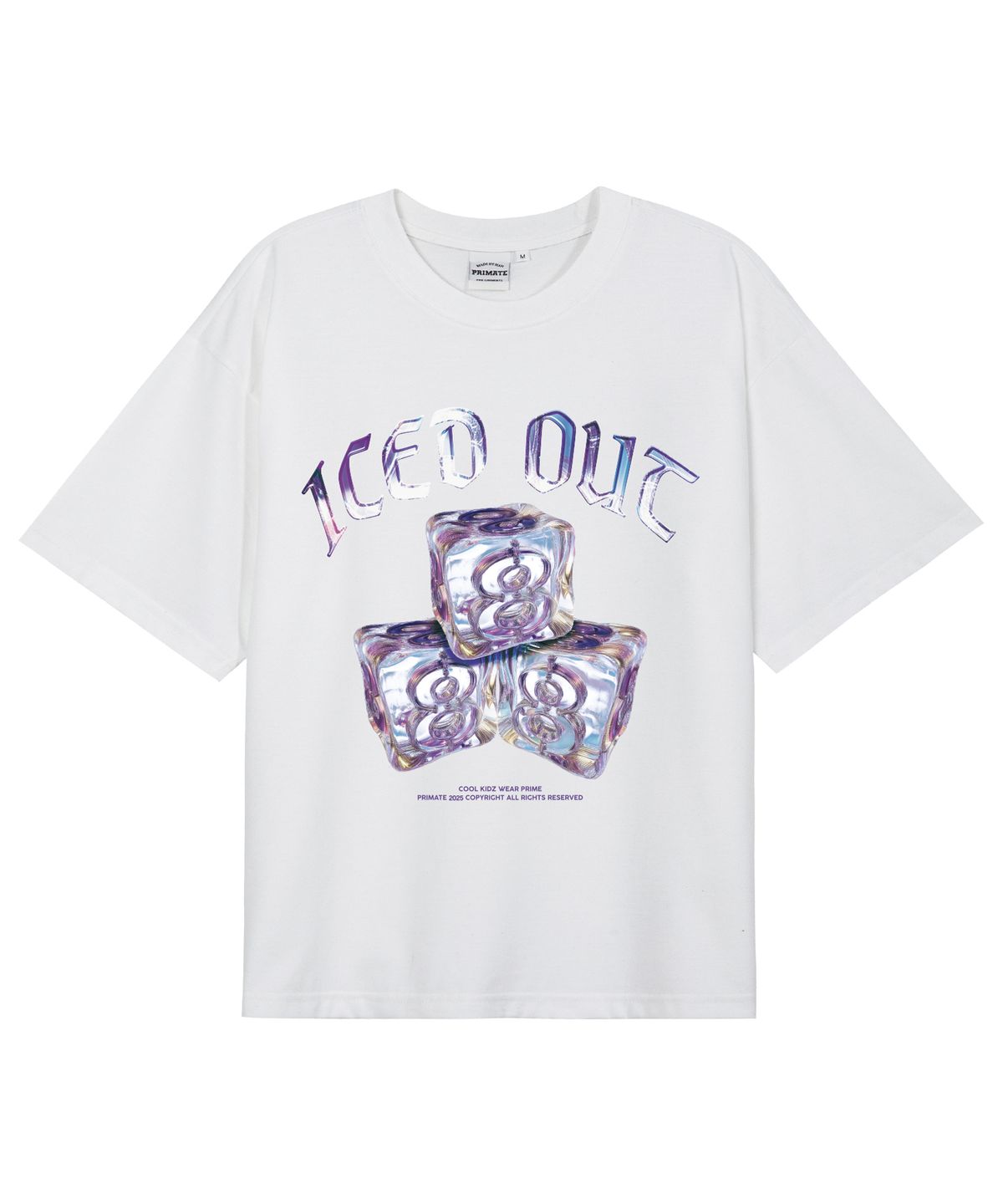 프라임에이트(PRIMATE) [COOL COTTON] ICE 오버핏 반팔티셔츠 2 COLORS