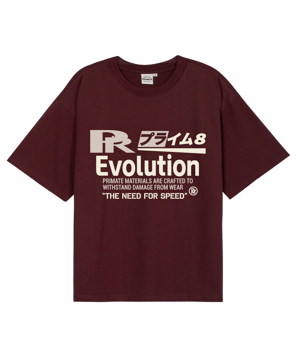 프라임에이트(PRIMATE) [COOL COTTON] EVOLUTION 오버핏 반팔티셔츠 8 COLORS