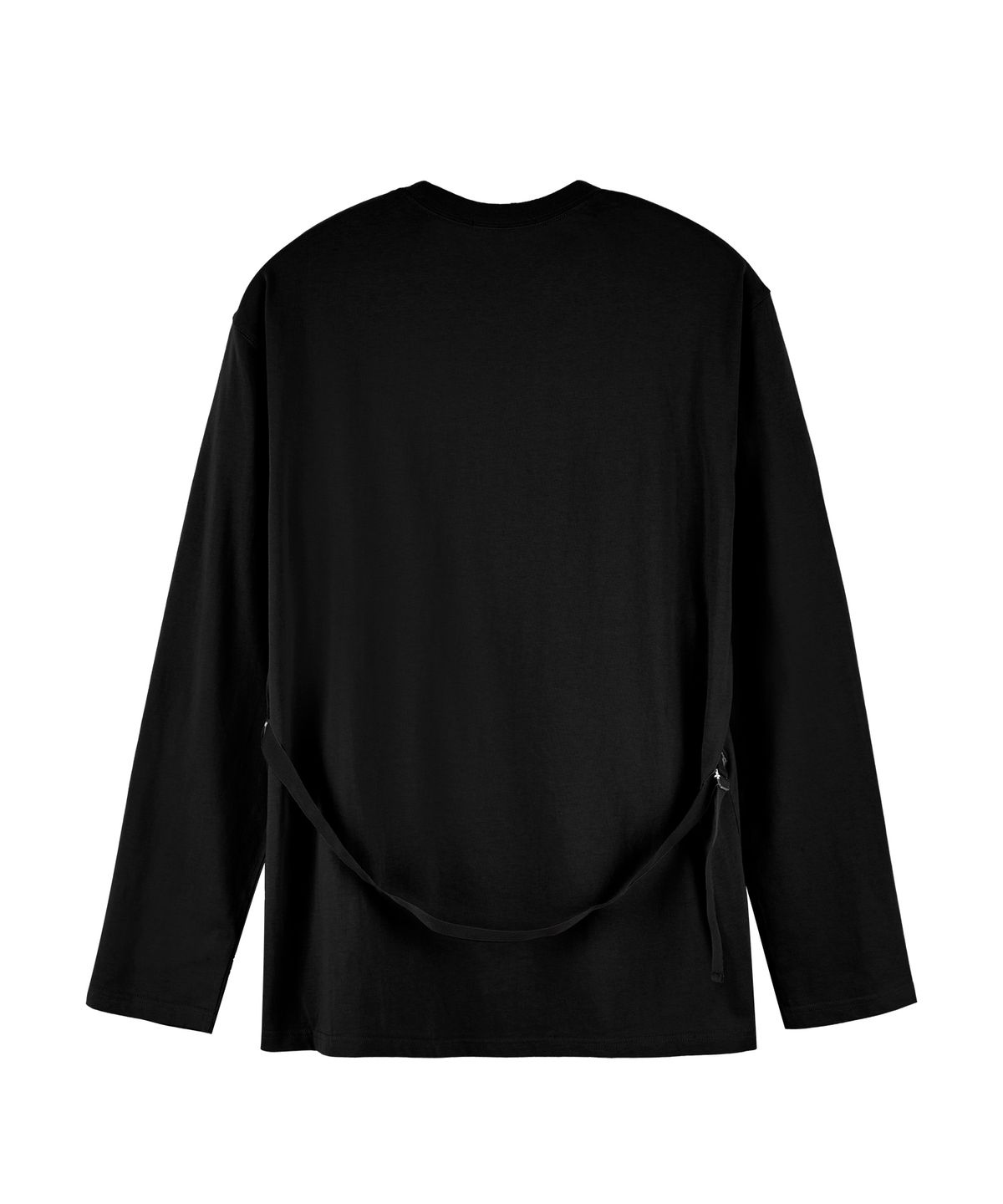 하이투(HYIIⁿ) 백 스트랩 긴팔 티셔츠 [블랙]