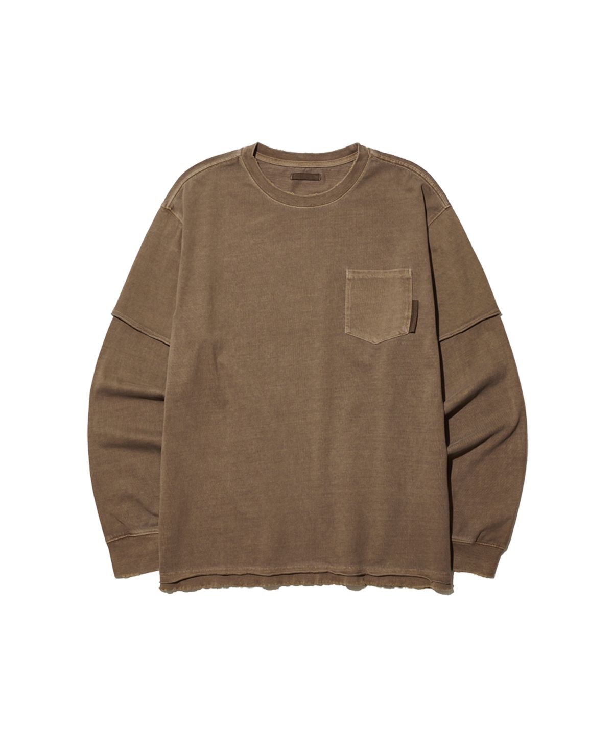 데프가먼츠(DEFGARMENTS) 피그 레이어드 롱 슬리브[2컬러]