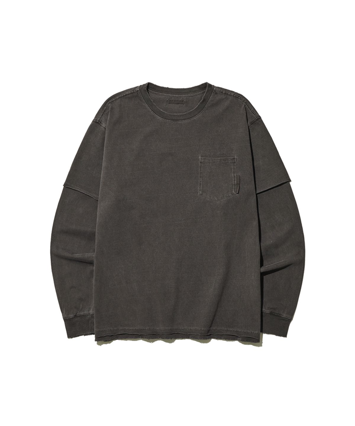 데프가먼츠(DEFGARMENTS) 피그 레이어드 롱 슬리브[2컬러]