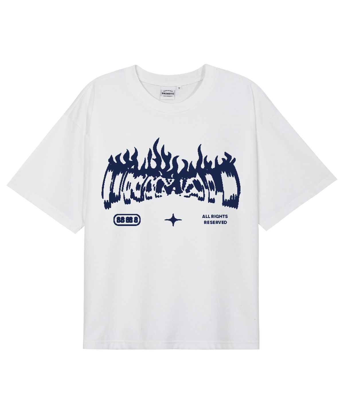 프라임에이트(PRIMATE) [COOL COTTON] PYRO 오버핏 반팔티셔츠 8 COLORS