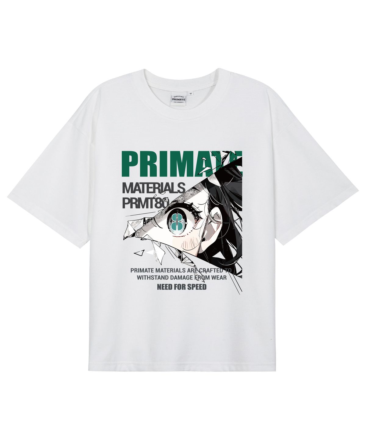 프라임에이트(PRIMATE) [COOL COTTON] EYEZ 오버핏 반팔티셔츠 8 COLORS