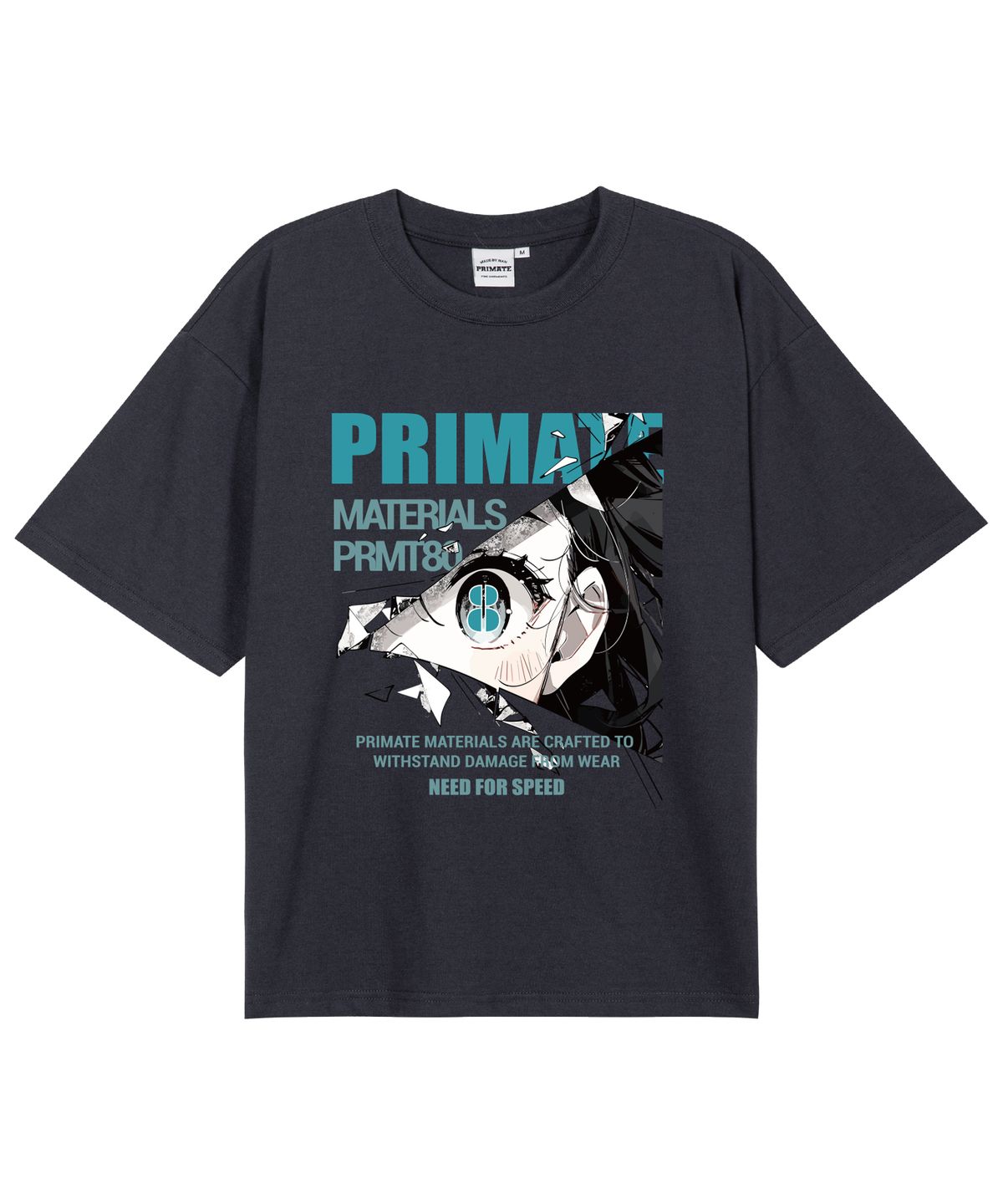 프라임에이트(PRIMATE) [COOL COTTON] EYEZ 오버핏 반팔티셔츠 8 COLORS