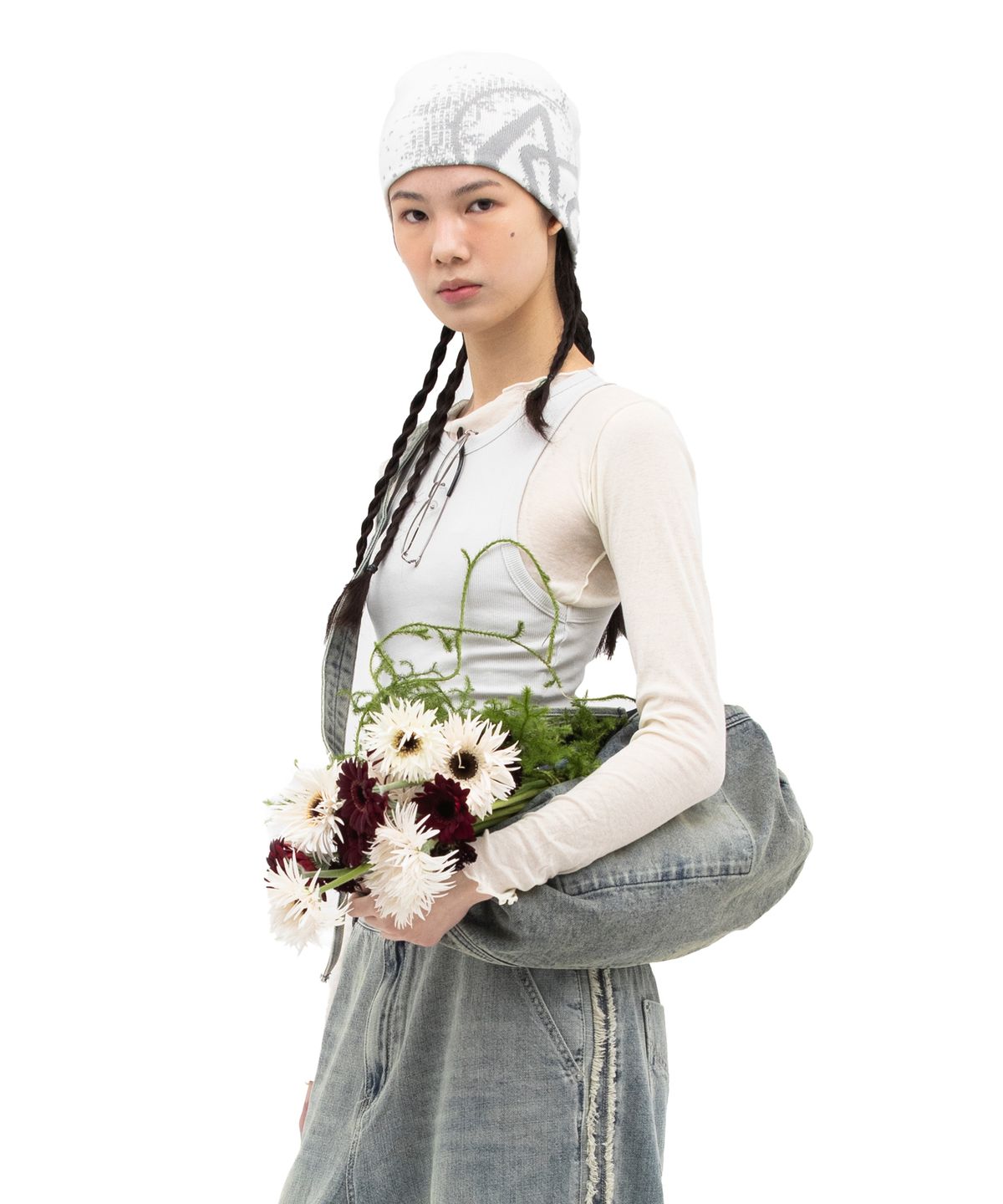 데프가먼츠(DEFGARMENTS) 워시드 딤데님 백[인디고]