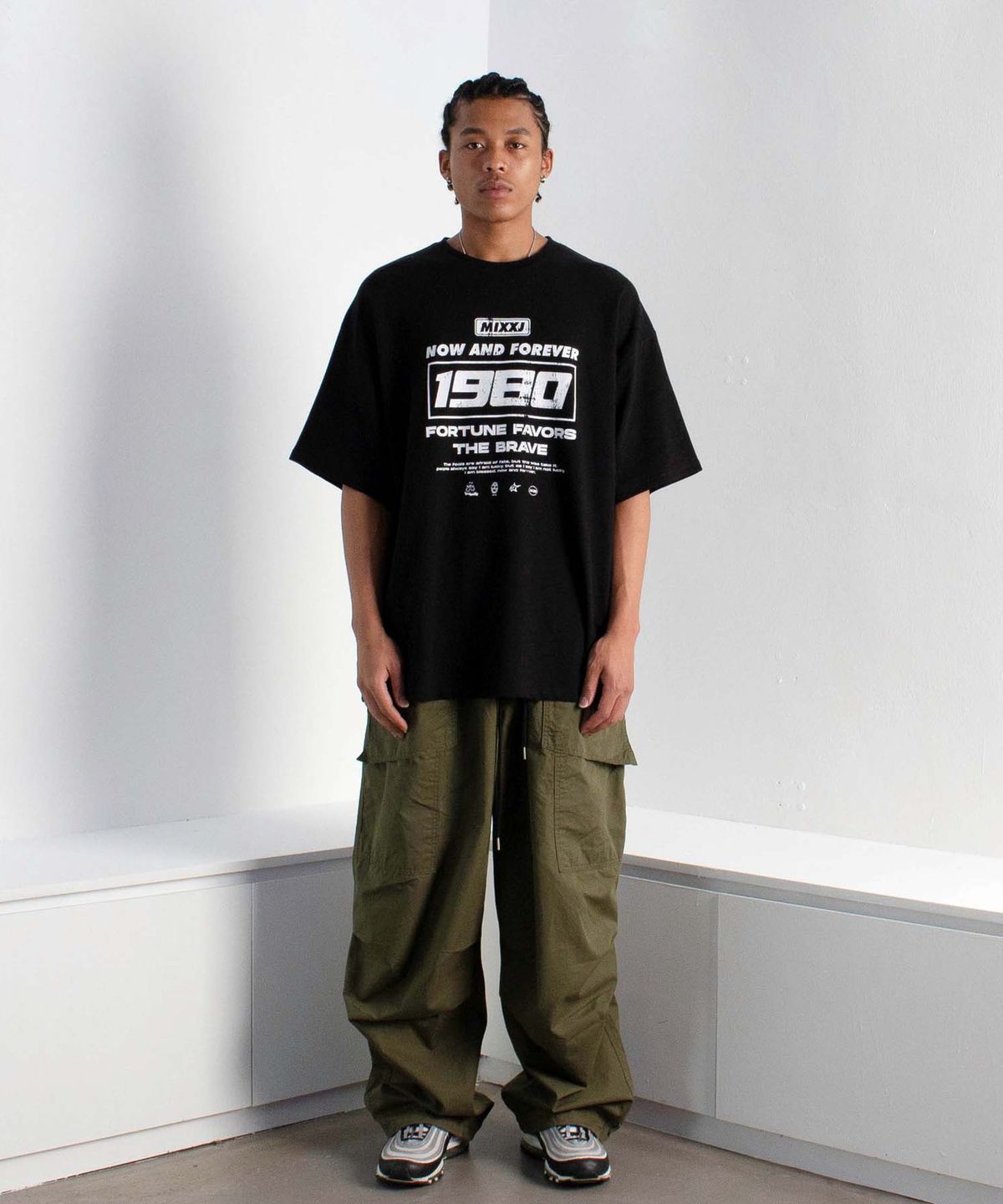 믹쓰제이(MIXXJ) 1980 MINI JERSEY TEE [BLACK]