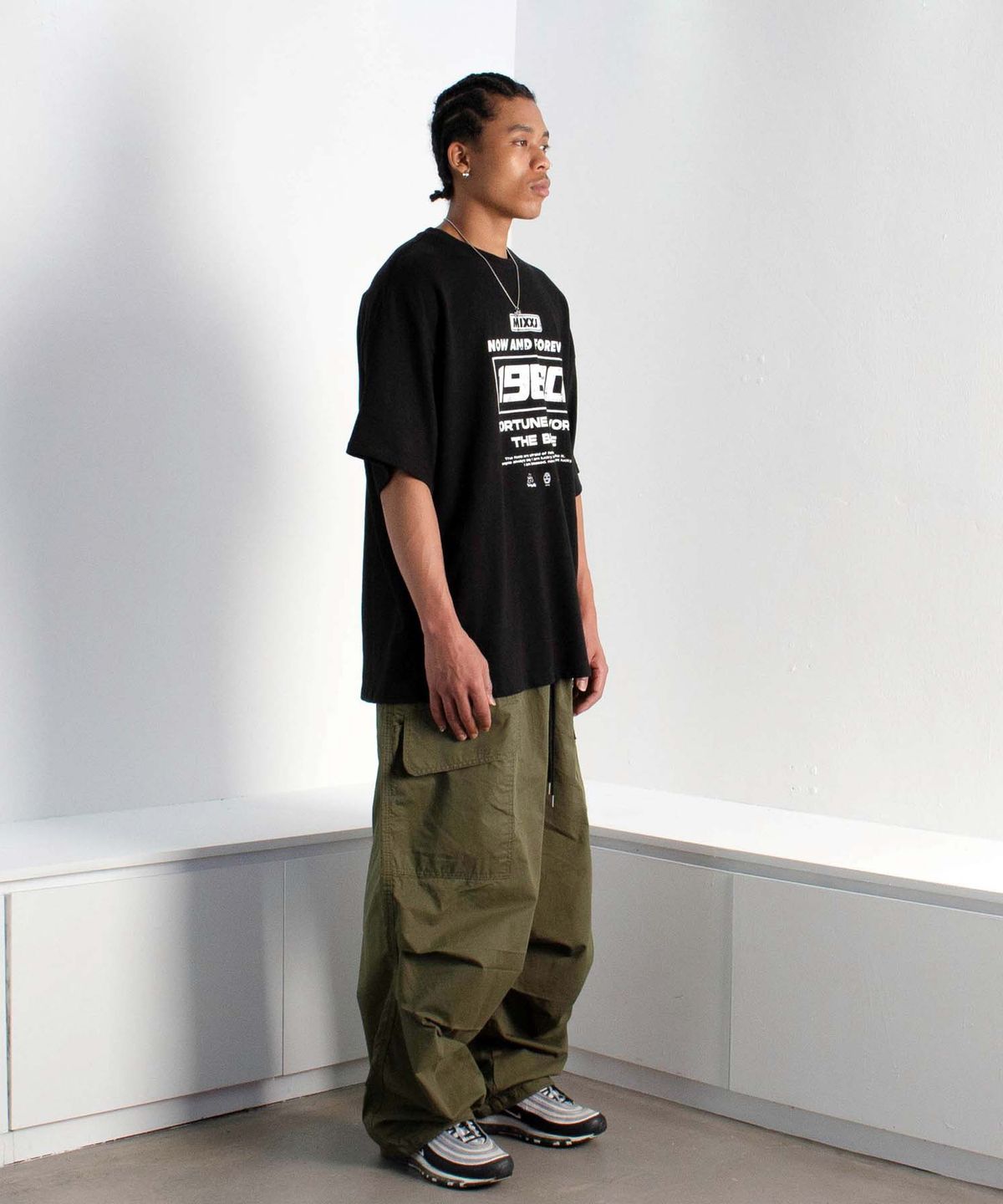 믹쓰제이(MIXXJ) 1980 MINI JERSEY TEE [BLACK]
