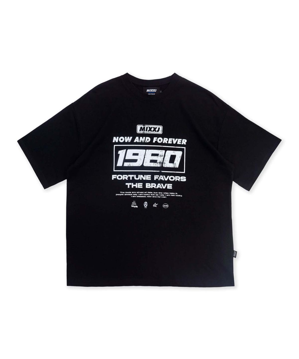 믹쓰제이(MIXXJ) 1980 MINI JERSEY TEE [BLACK]