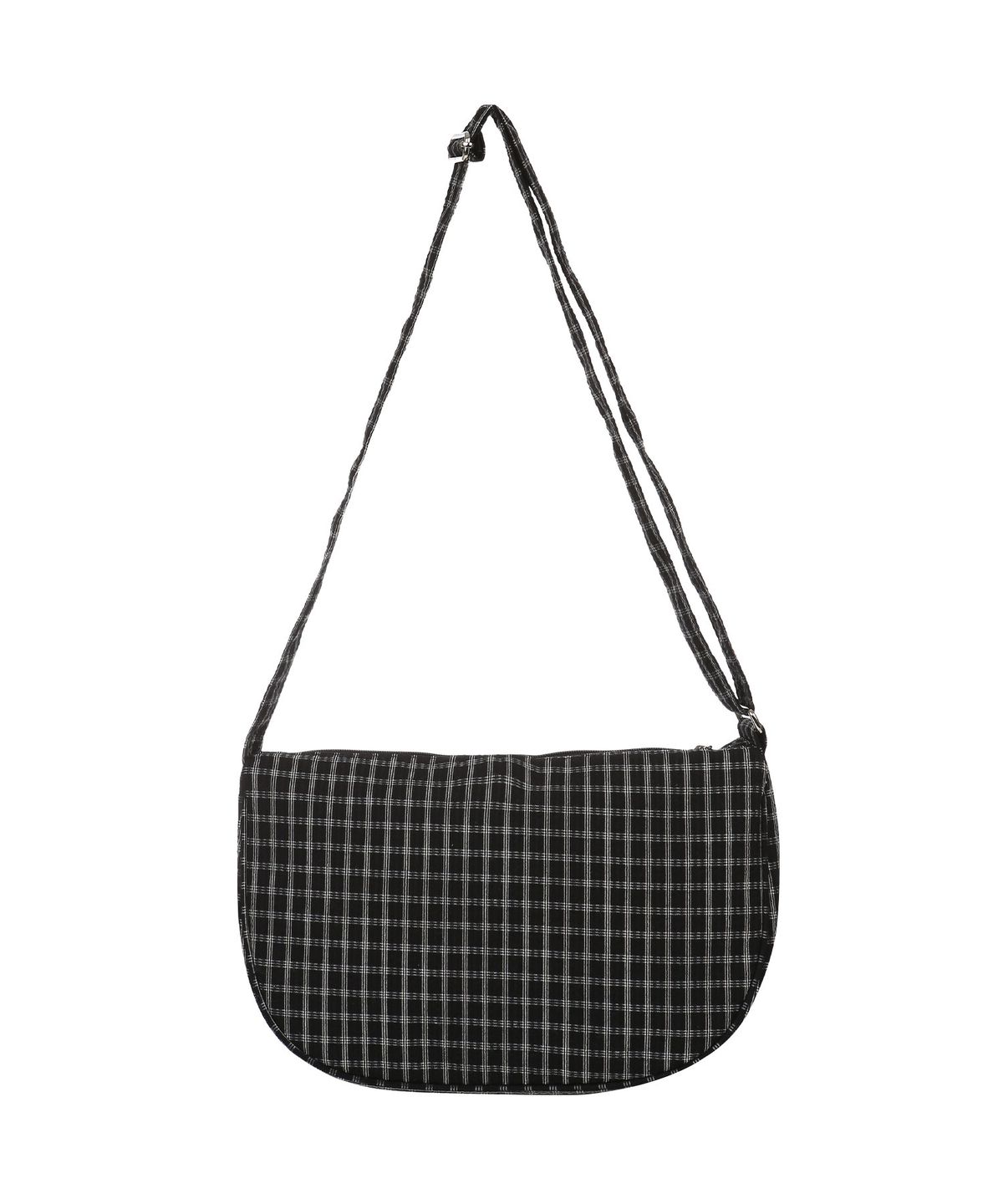 꼬모니노즈(COMONINOZ) [CN]CHECK 2POCKET HOBO BAG [3 COLOR]