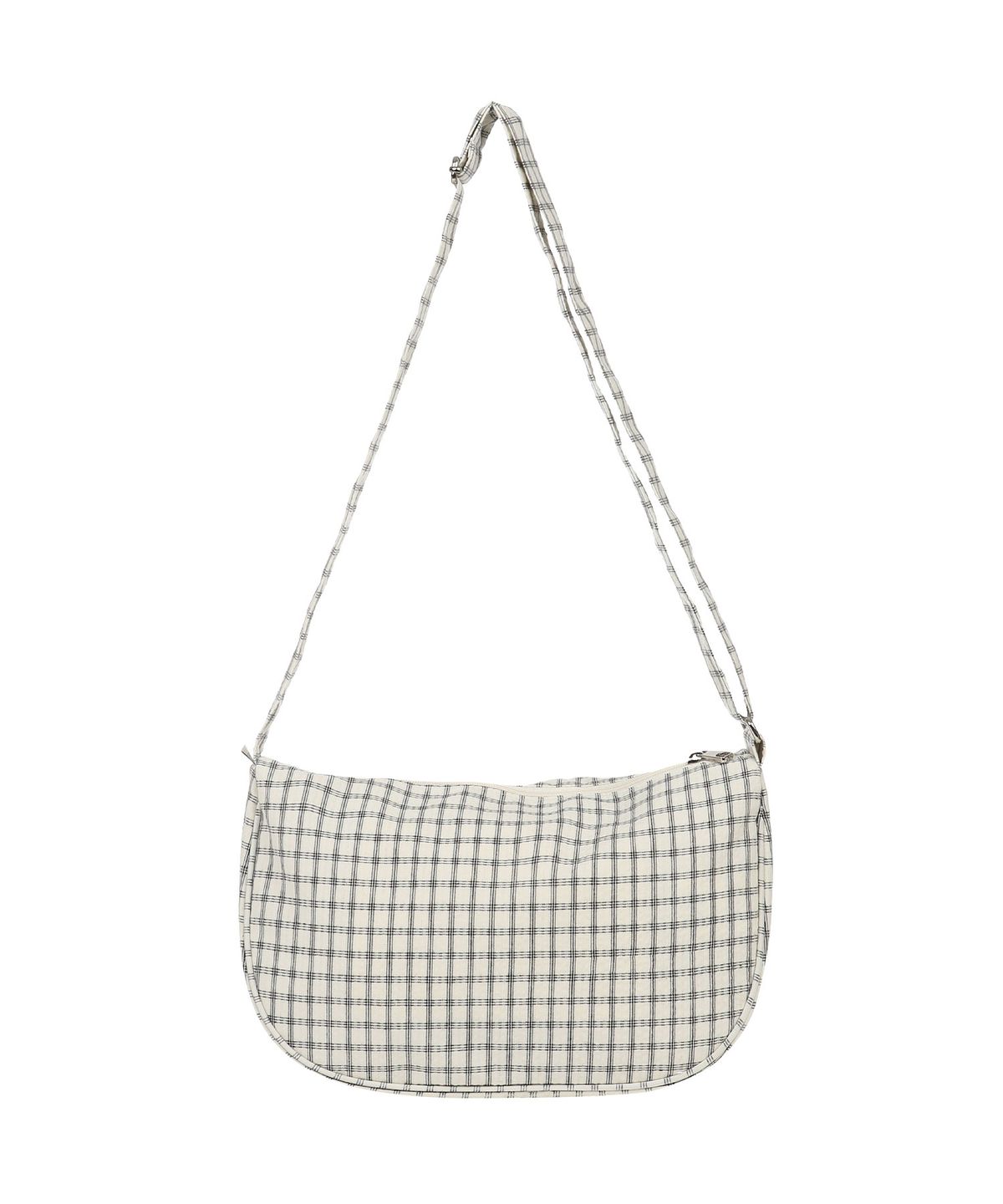 꼬모니노즈(COMONINOZ) [CN]CHECK 2POCKET HOBO BAG [3 COLOR]