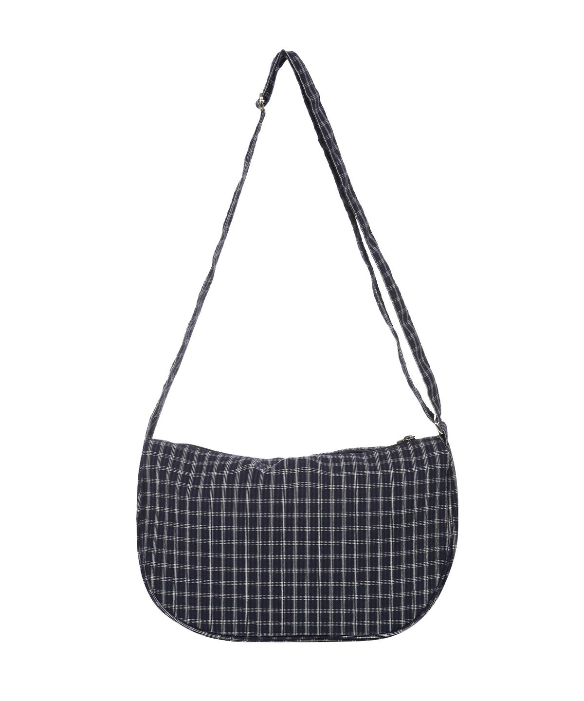 꼬모니노즈(COMONINOZ) [CN]CHECK 2POCKET HOBO BAG [3 COLOR]