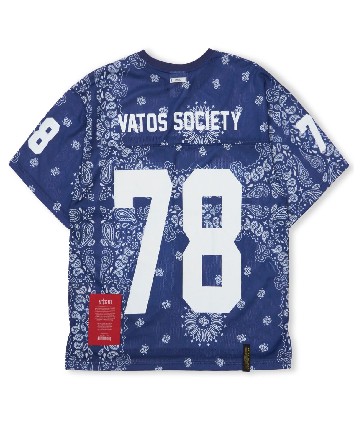 스티그마(STIGMA) Mesh Oversized T-shirts Paisley