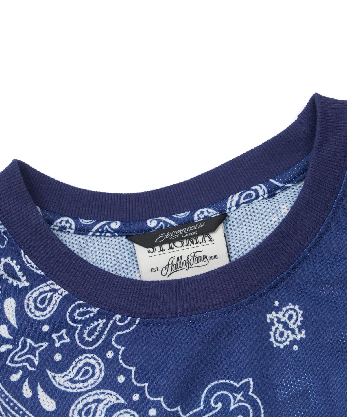 스티그마(STIGMA) Mesh Oversized T-shirts Paisley