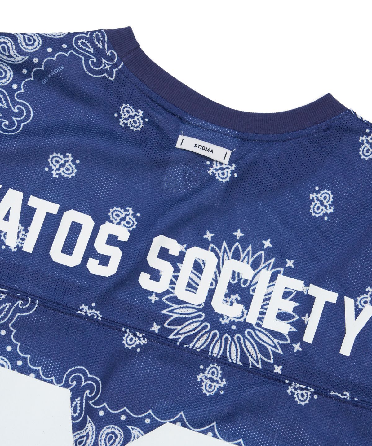 스티그마(STIGMA) Mesh Oversized T-shirts Paisley