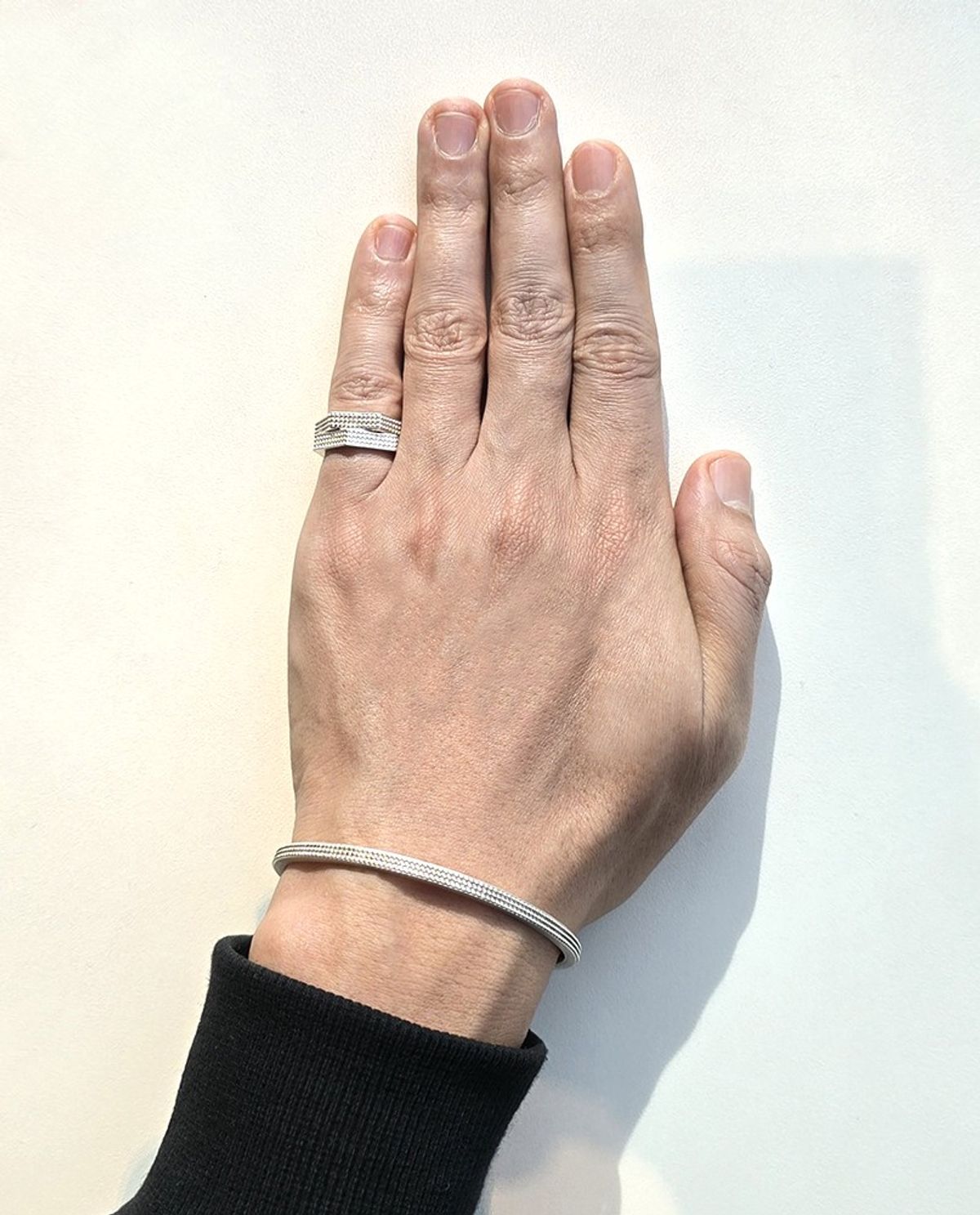 르네오브제(RENEOBJET) PAV  HEX RING [STERLING SILVER] 육각 도형 링 925 실버 반지