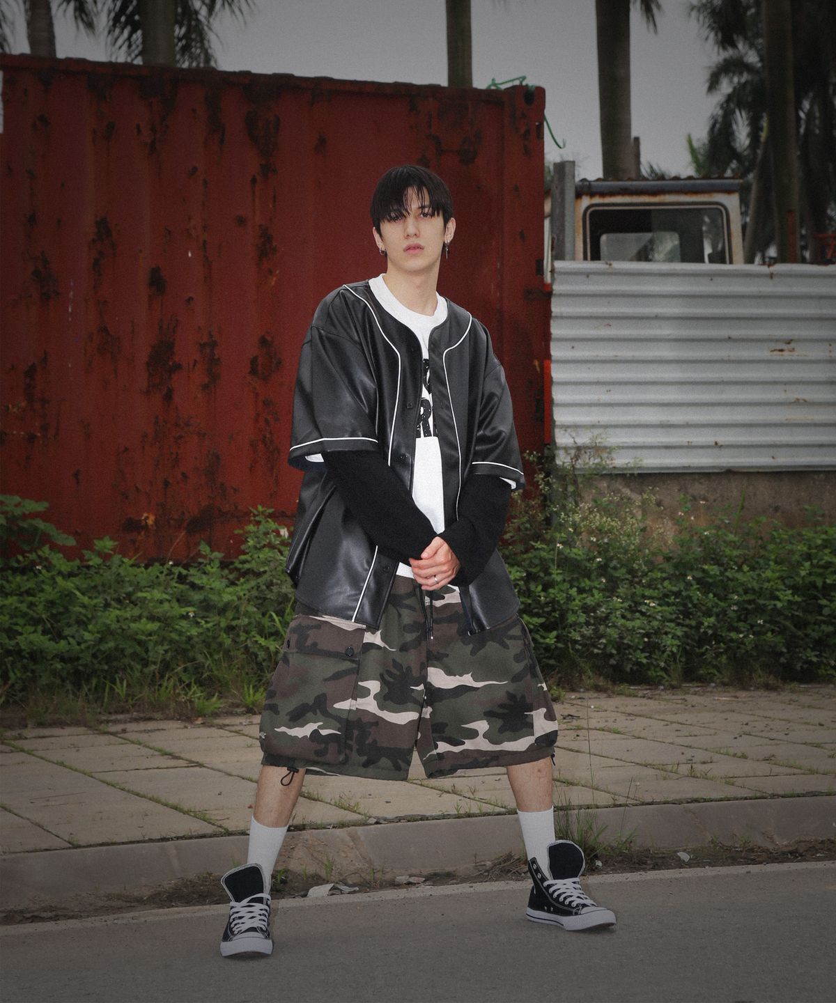 락사이코(ROCKPSYCHO) 카모 벌룬쇼츠