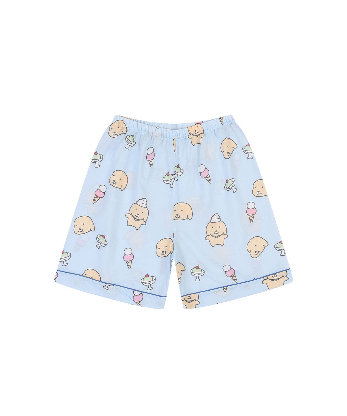 꼬모니노즈(COMONINOZ) [CN]NINOZ X SOOBOOKZ 누렁이 PAJAMA SET [BLUE]