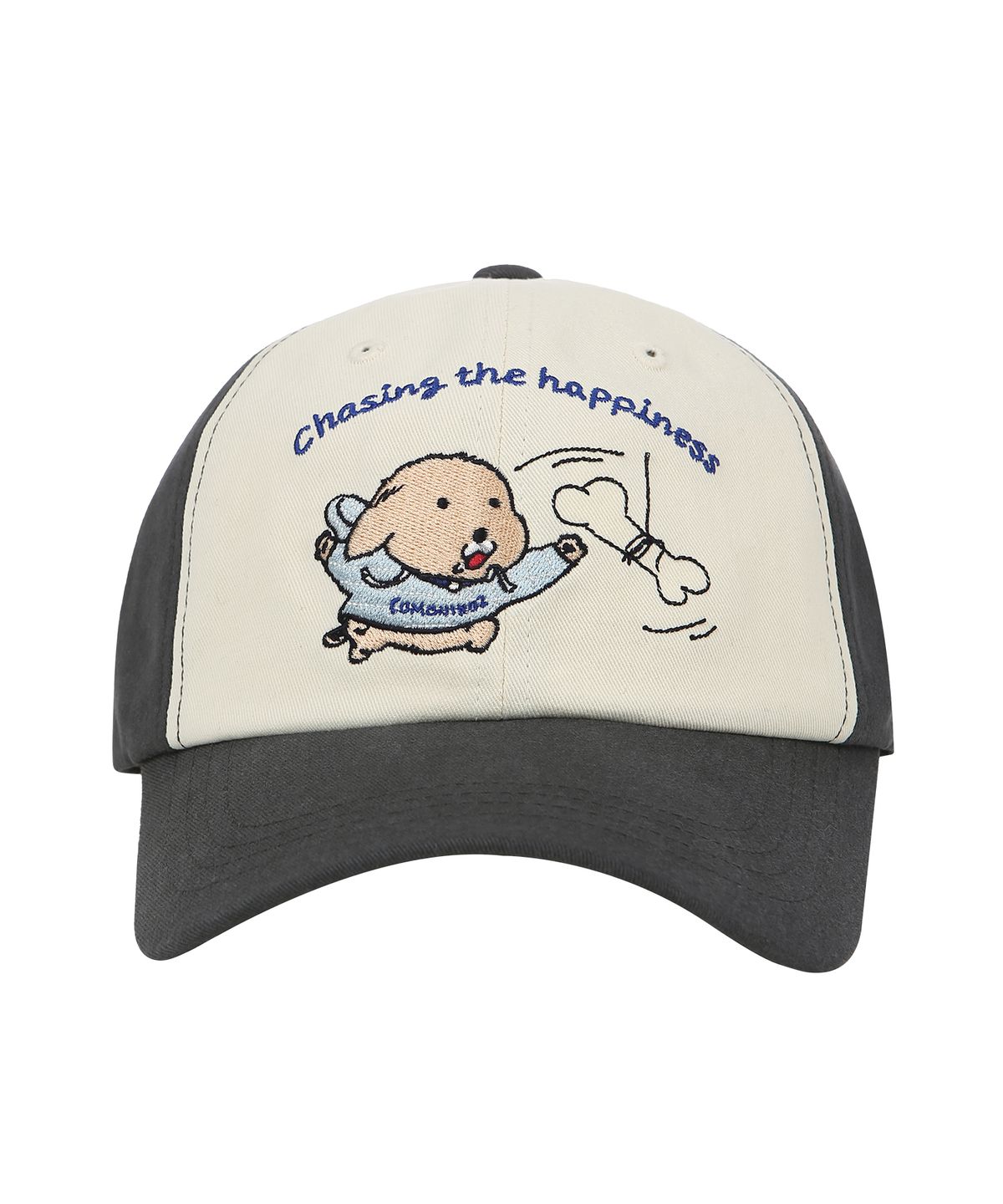 꼬모니노즈(COMONINOZ) [CN]NINOZ X SOOBOOKZ 누렁이 HAPPINESS BALLCAP [2 COLOR]