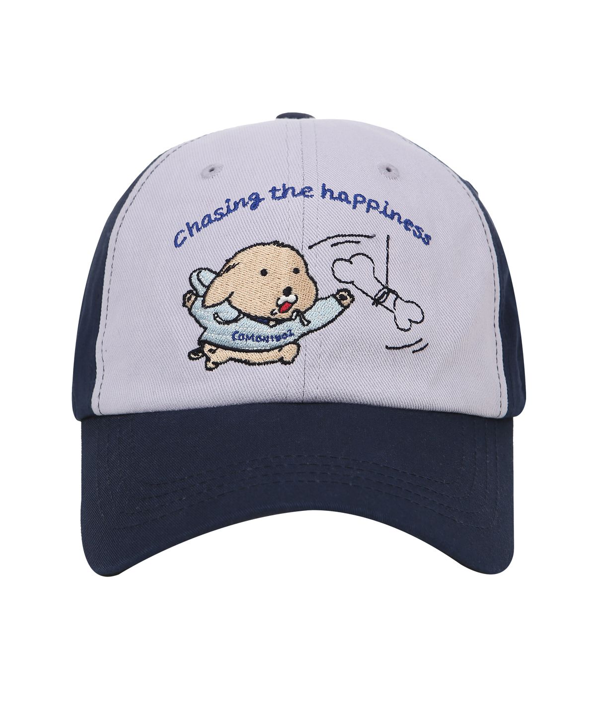 꼬모니노즈(COMONINOZ) [CN]NINOZ X SOOBOOKZ 누렁이 HAPPINESS BALLCAP [2 COLOR]